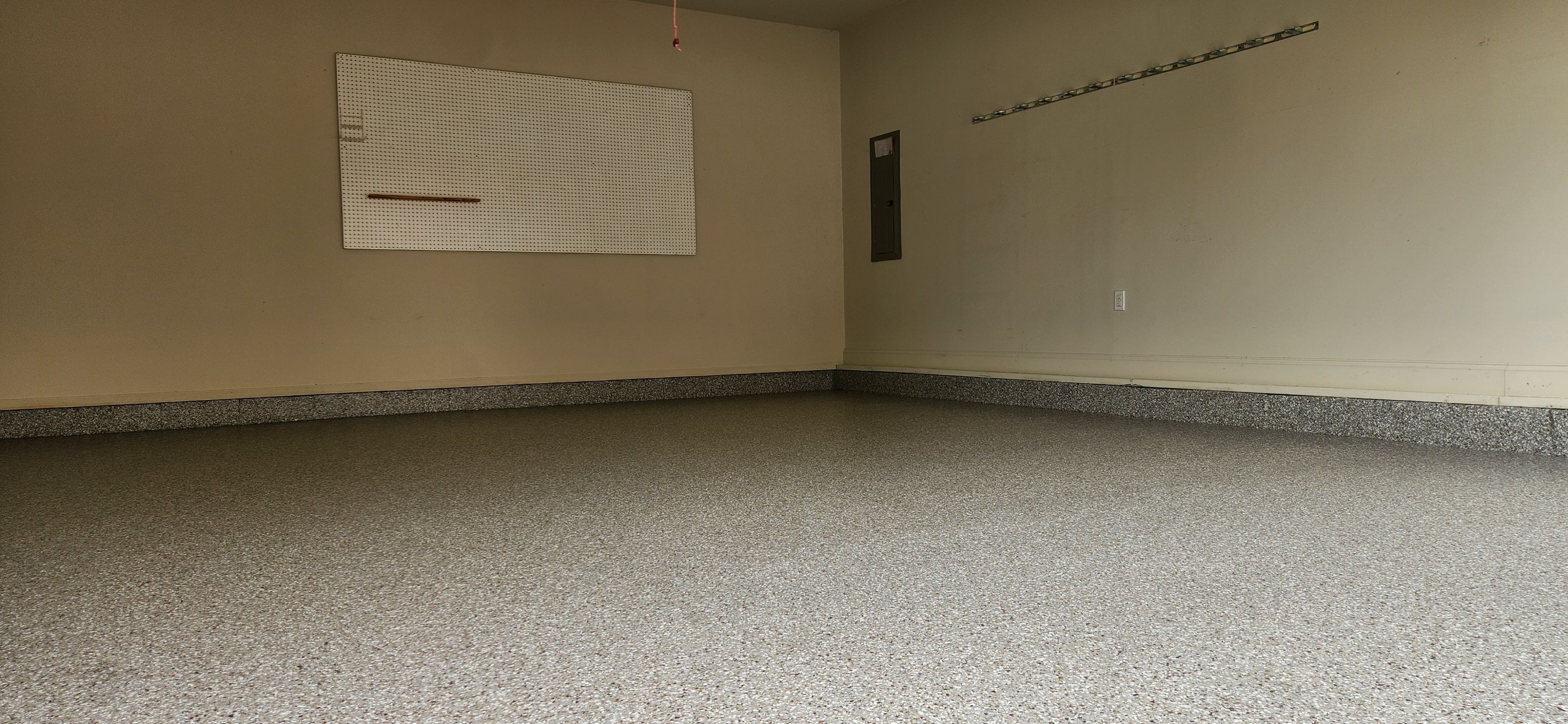 Garage renovation using Creekbed by Elite Floor Solutions