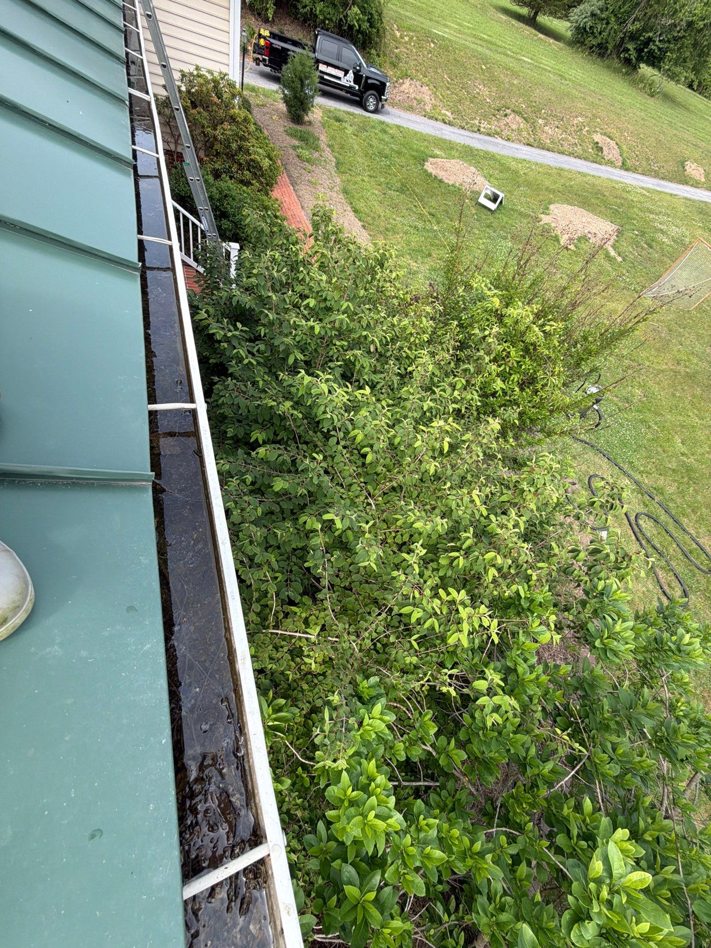 Exterior House Washing and Pool Deck Restoration in West Friendship by Baltimore Pressure Washers Inc.