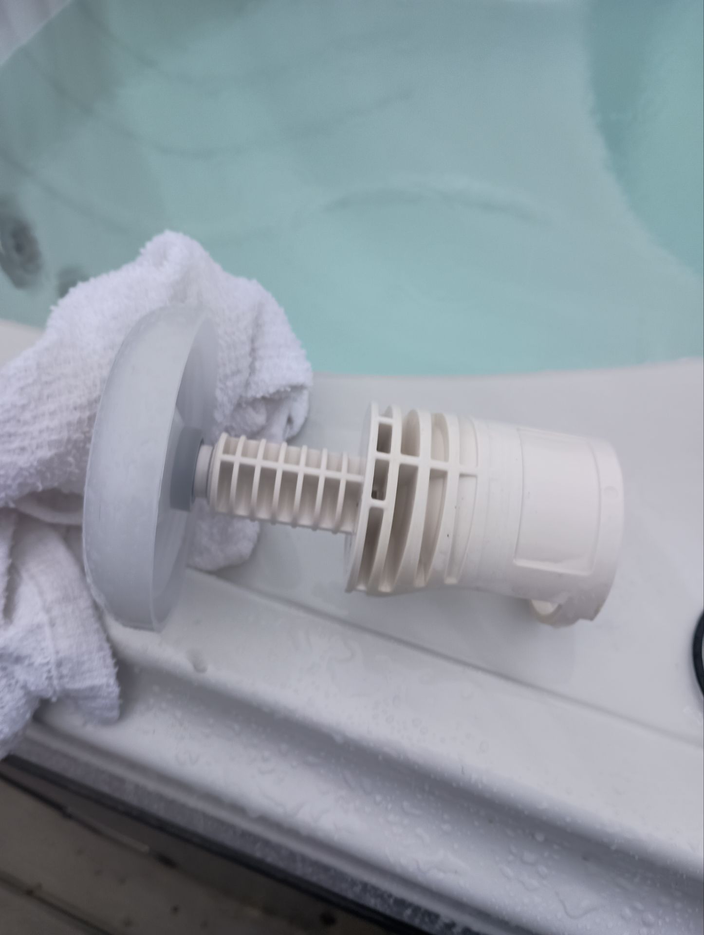 New diverter with new gaskets in San Diego by Action Spa Repair LLC