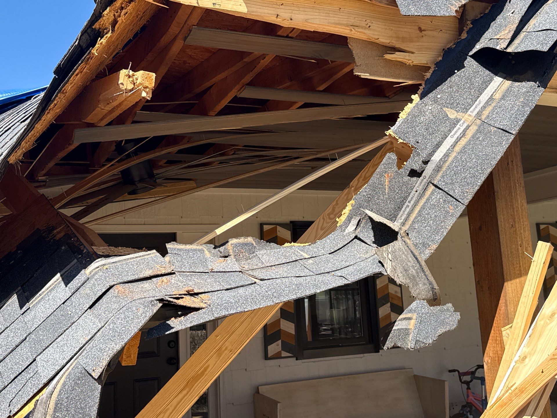 Structural Roof Restoration and Porch Repair in Hernando MS by Revival Roofing Services