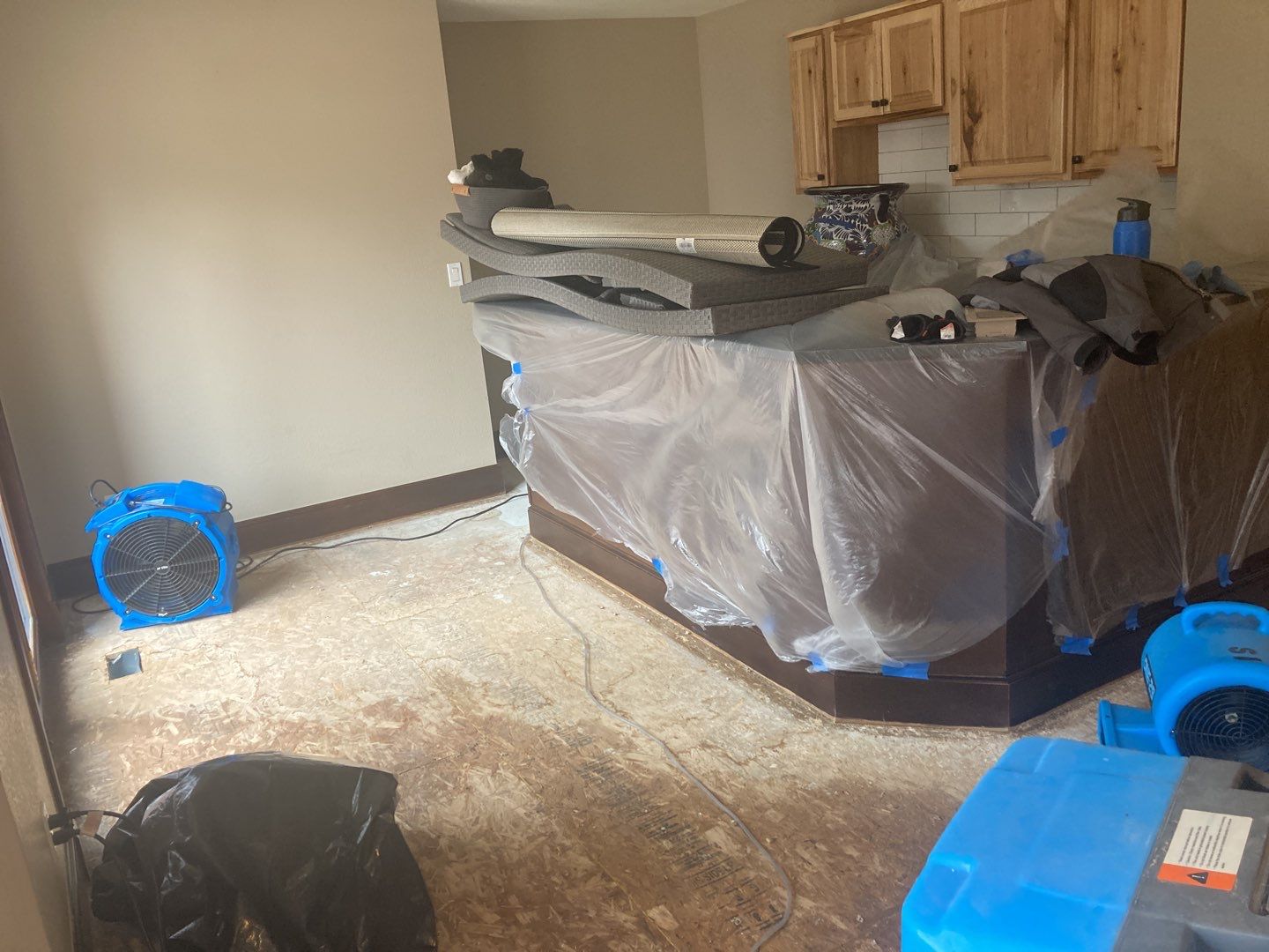 Water Damage Throughout Main Floor, Basement, and Crawl Space by Accountable Home Services