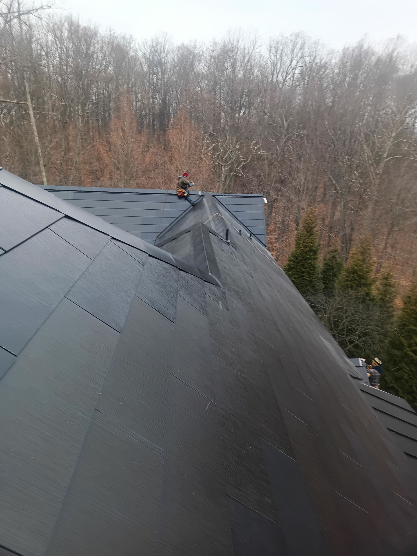Tesla Solar Roof Replacement  by American Home Contractors