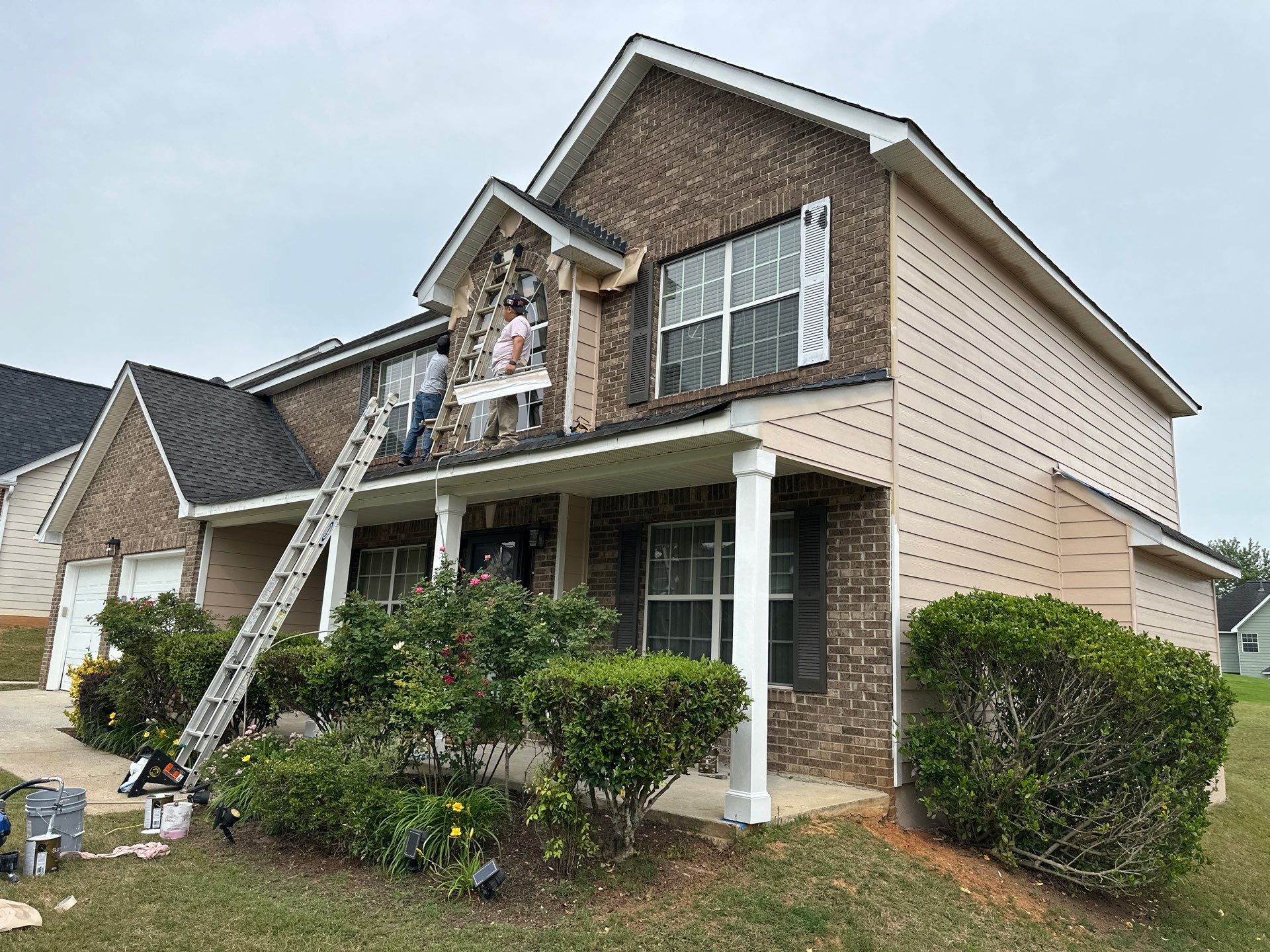 Full Exterior Refresh with Carpentry Repairs and VinylSafe® Protection by Atlanta's Paint Doctor