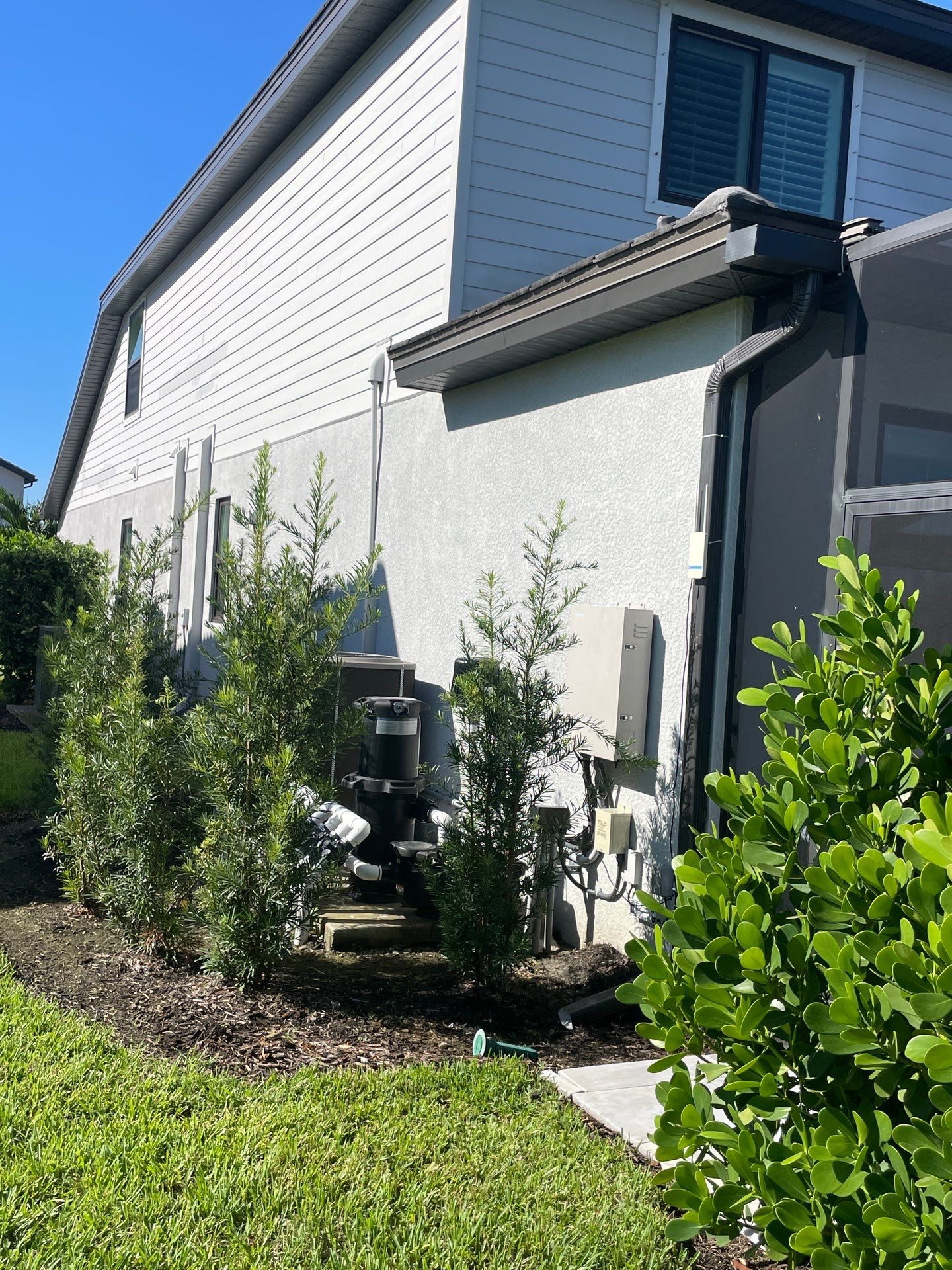 Black Seamless Gutters in Fort Myers FL by Gutter Professors