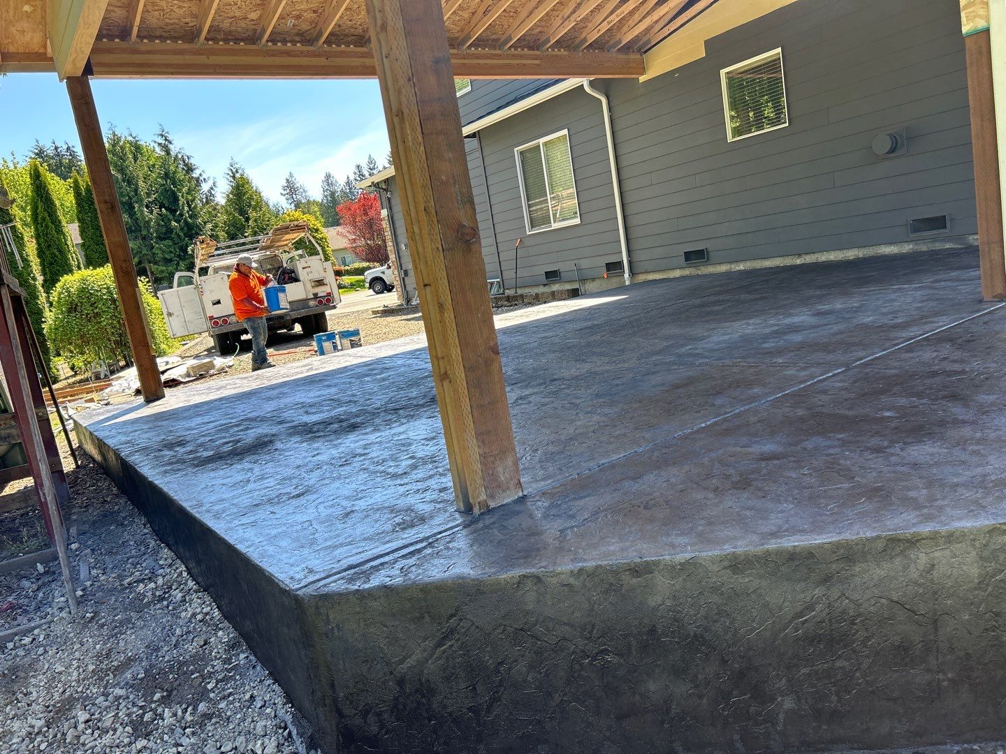 Ty | Concrete Patio by Jireh Asphalt & Concrete Inc 