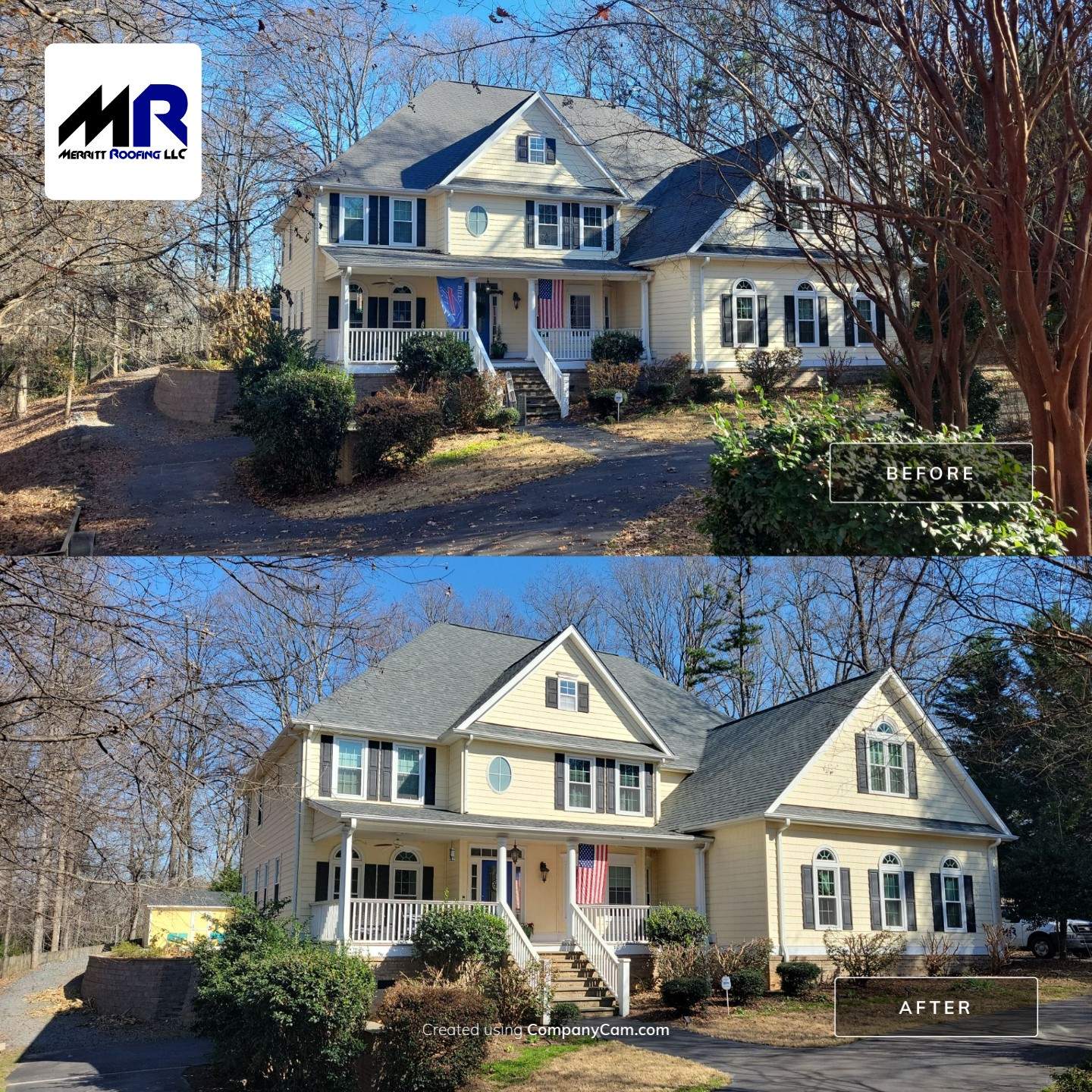 Residental Roof Replacement in Fort Mill, South Carolina by Merritt Roofing LLC