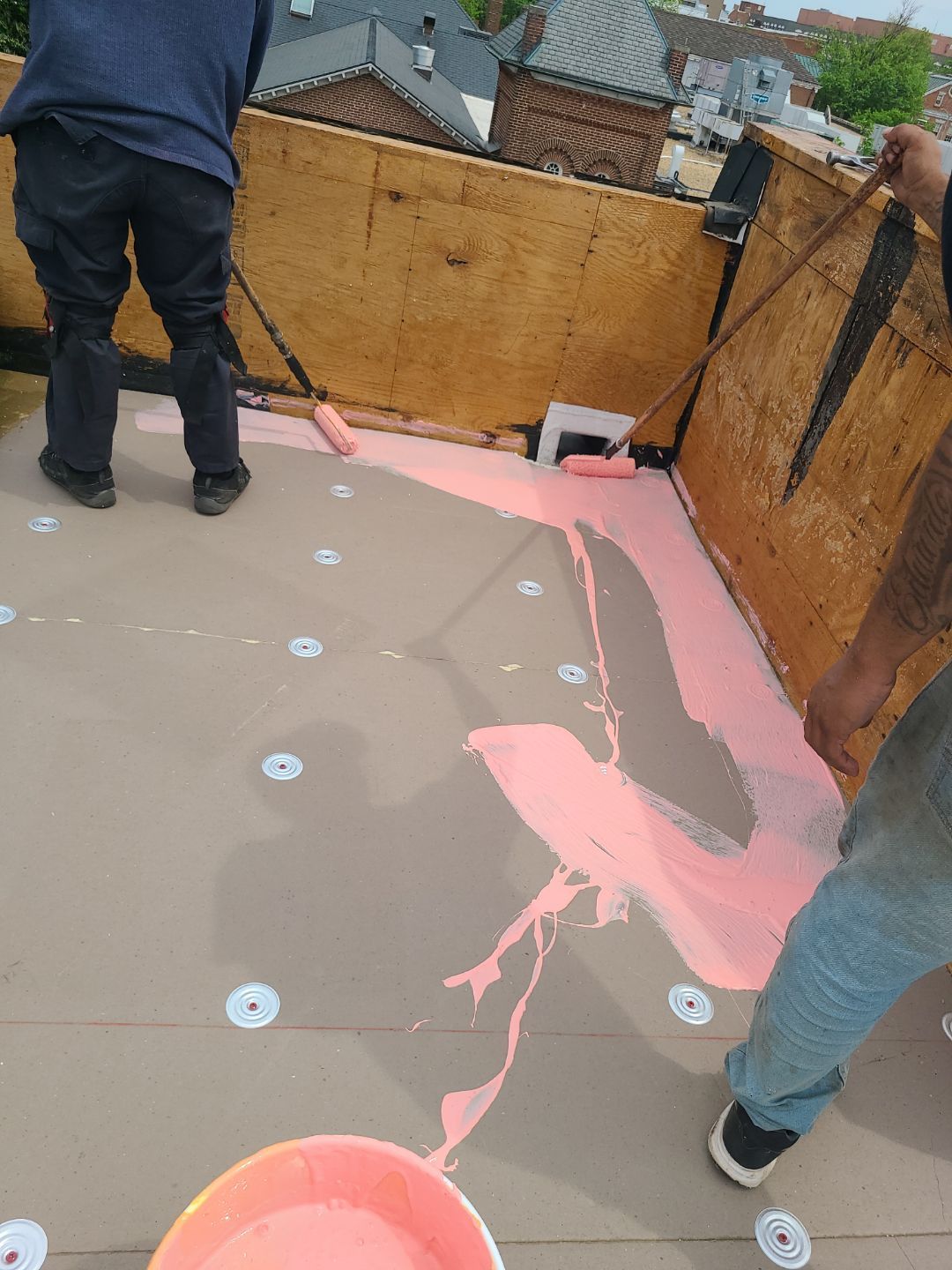 Alexandria: Carlisle Syntec TPO Flat Roof Installation by RM Banning, Inc.