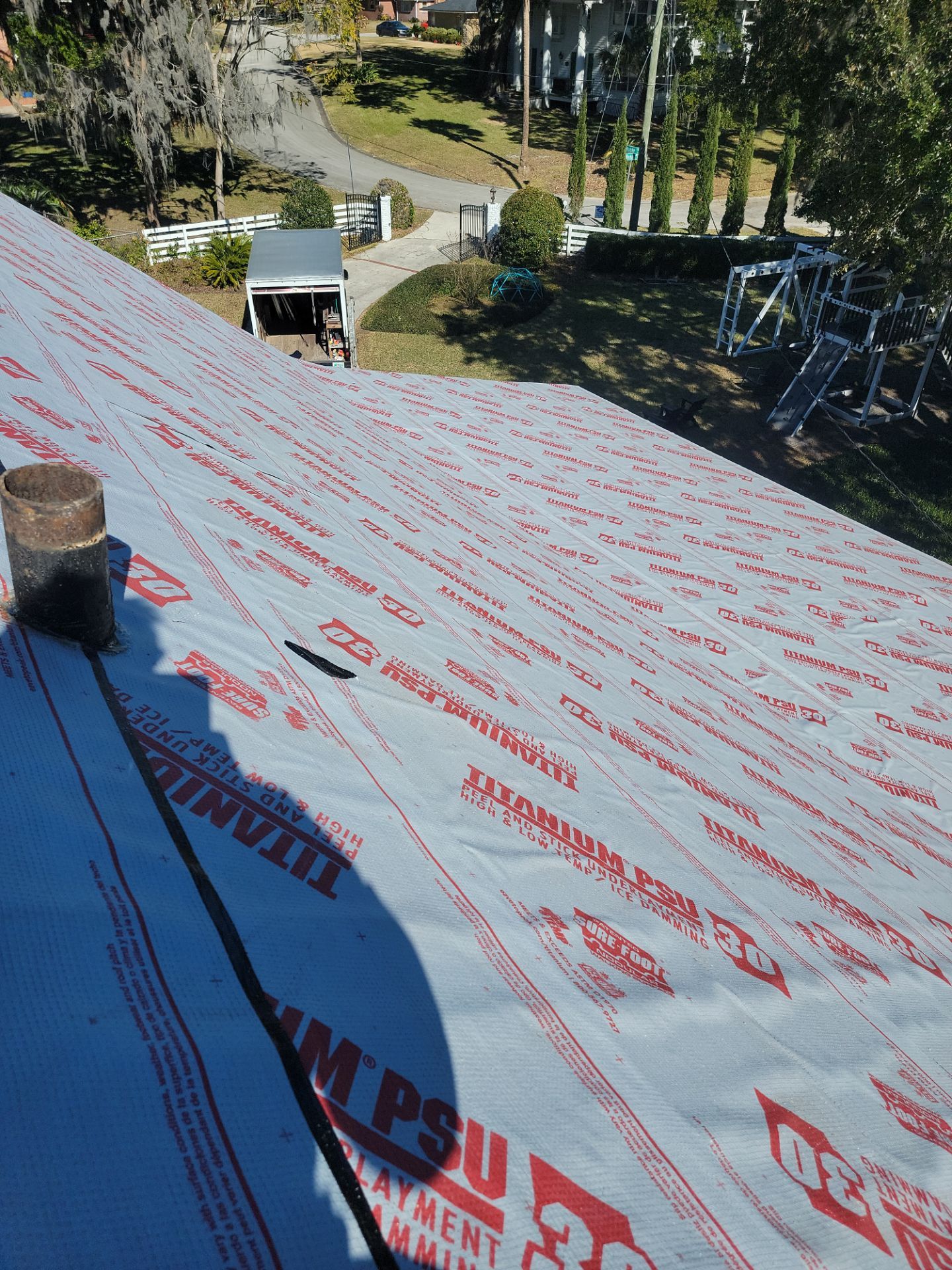 Residential Roofing Installation using Aluminum Metal Roof by Galaxy Builders, Inc.