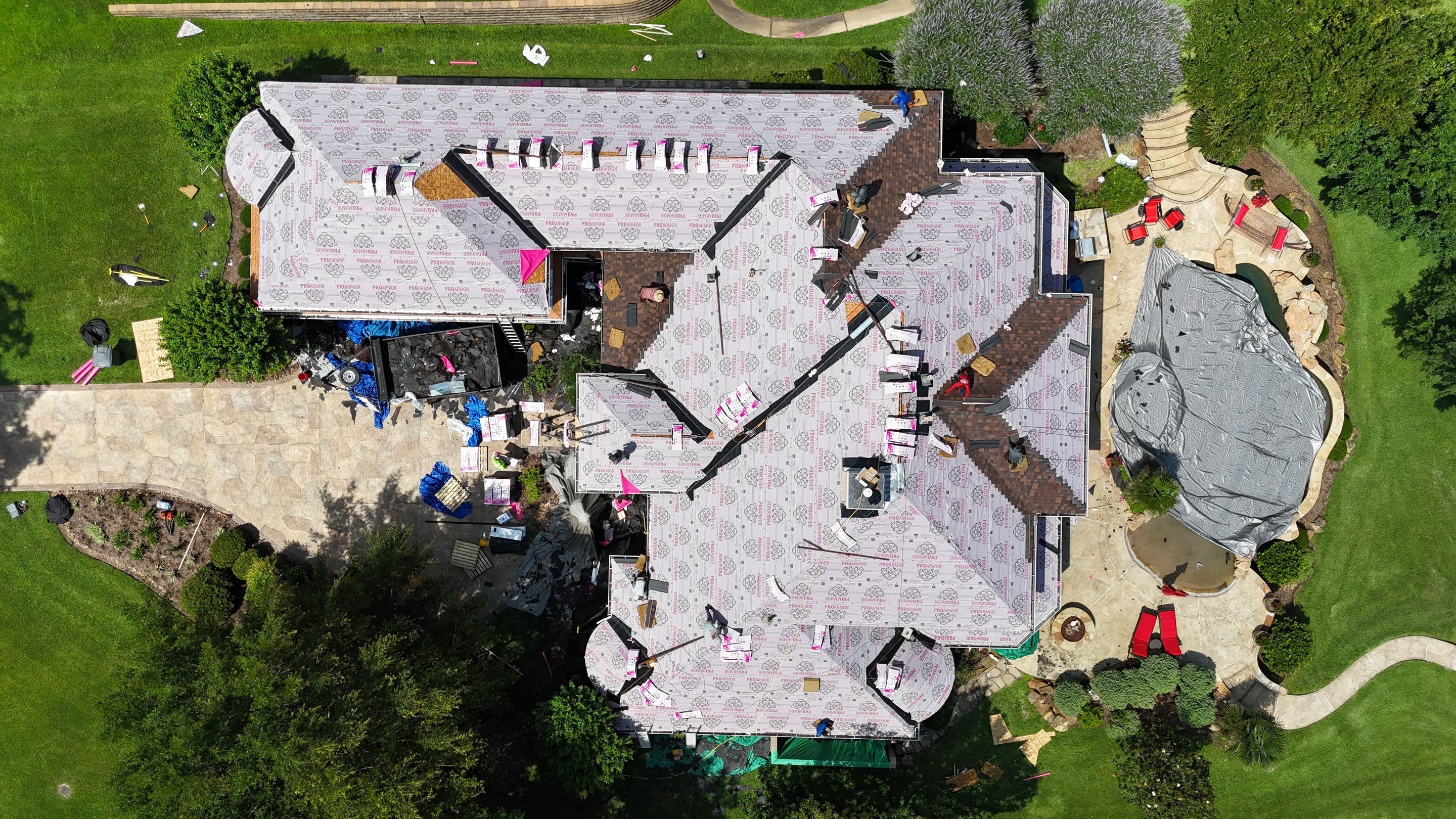 Project in Montgomery by Motion Roofing
