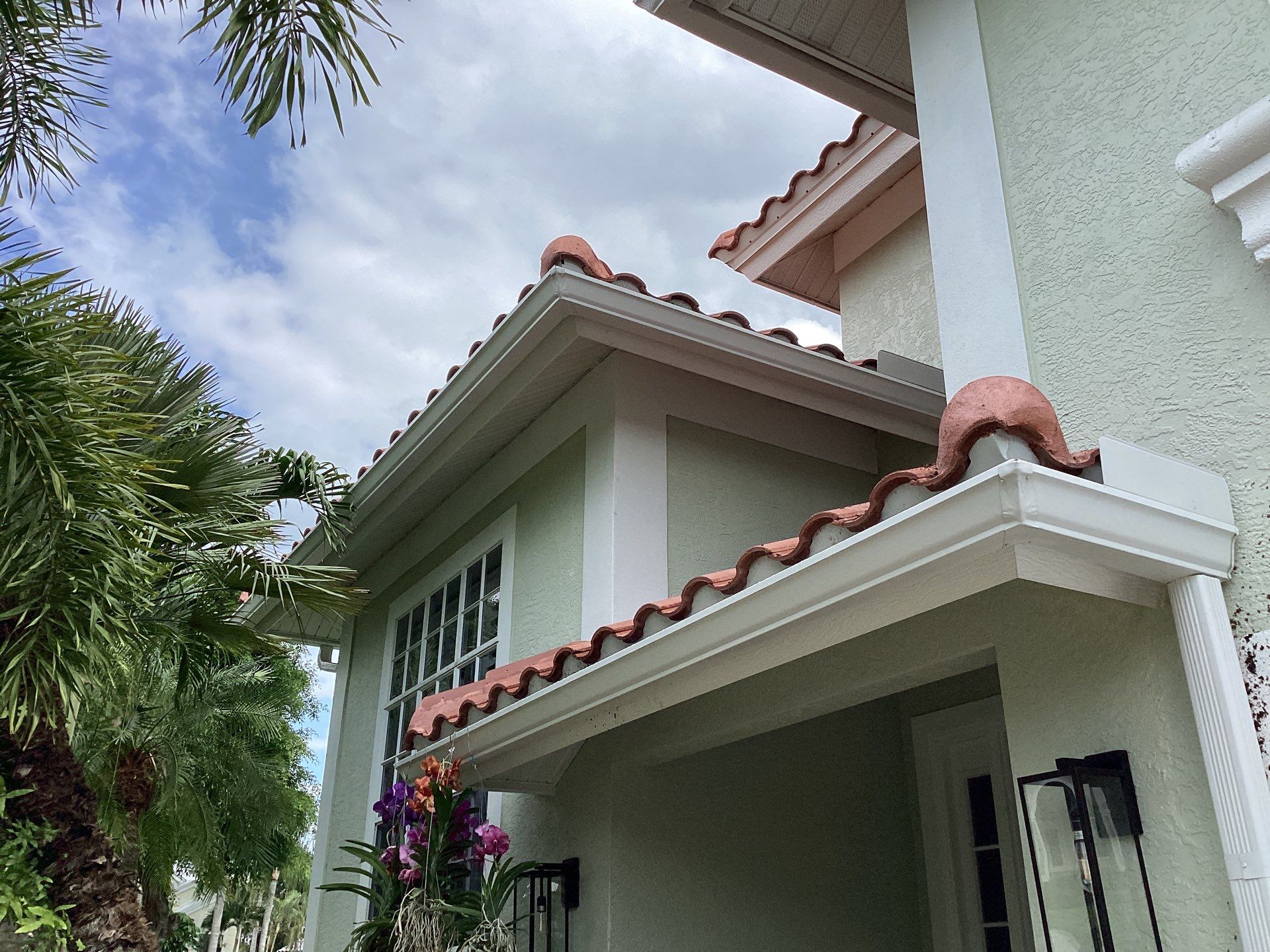 Downspout and Elbow Installation in Bonita Springs FL by Gutter Professors