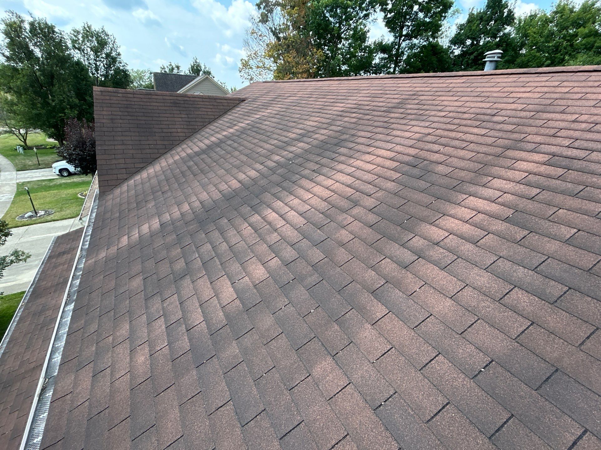Residential Roofing Installation using Timberline HDZ Shingles - Hickory by RoofX 