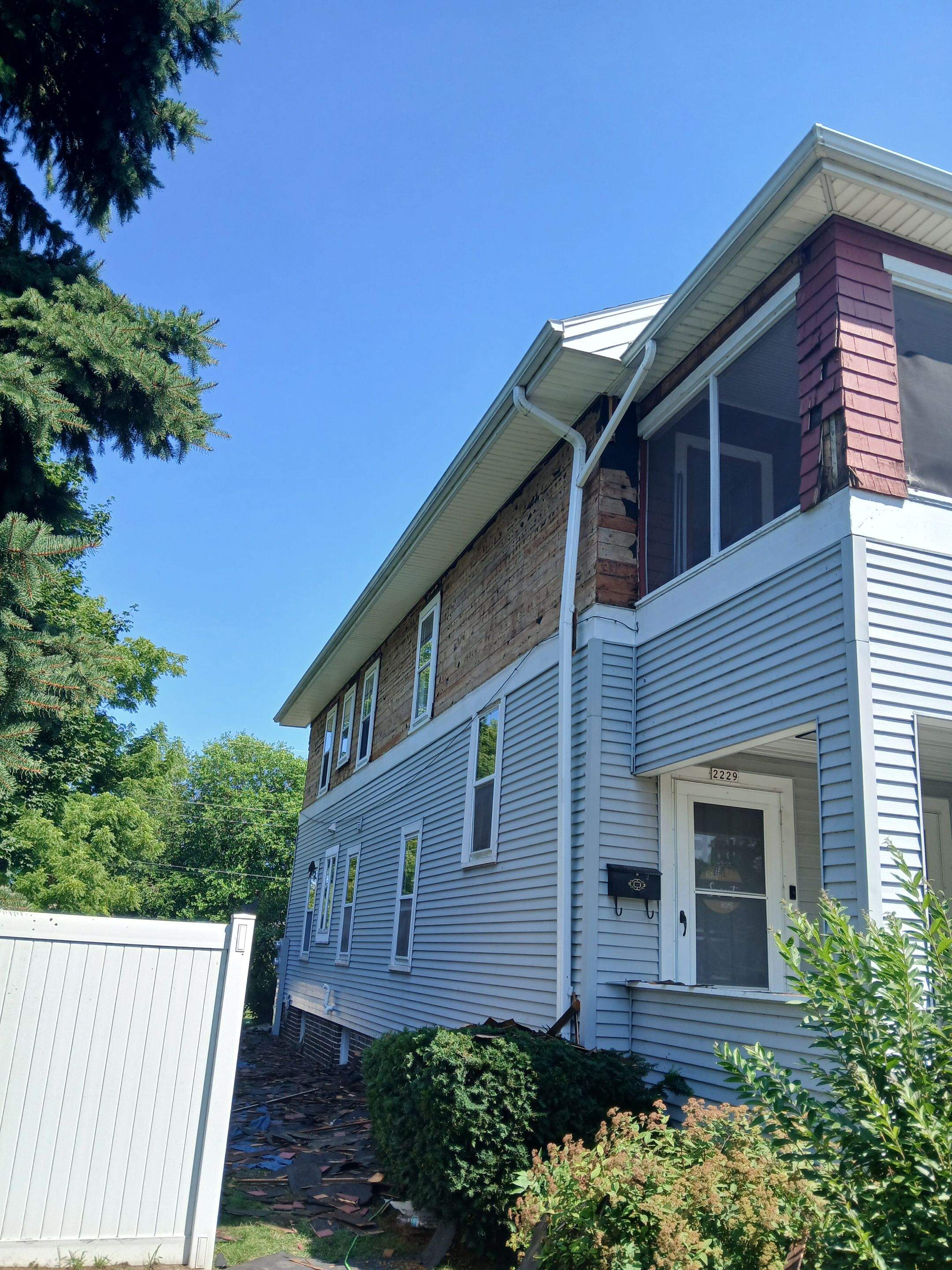 Cedar Shake Siding Replacement  by Gellings Roofing & Siding