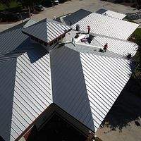 24ga 1.5" Snap-Lock Silver Metallic  by Total Roofing System The Metal Roof Experts