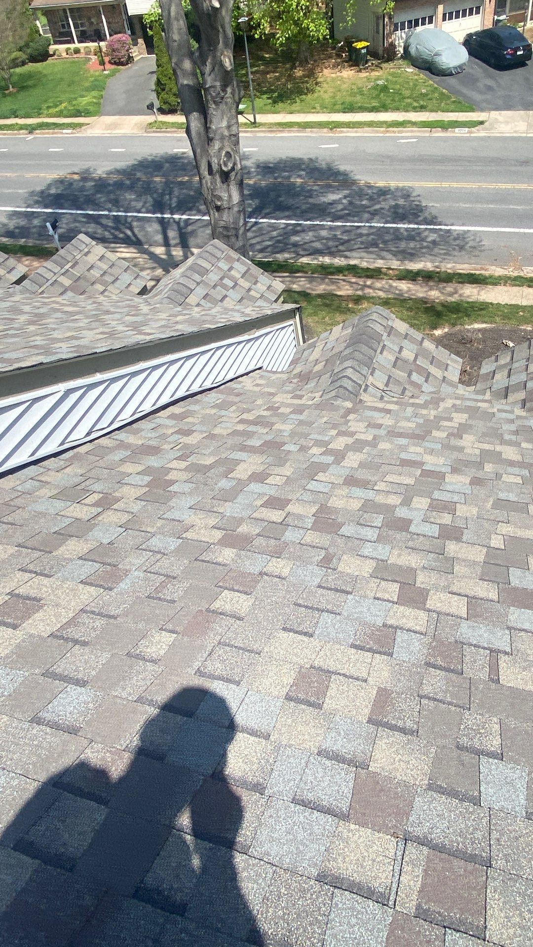 Burke: Residential Roof Replacement with CertainTeed Landmark Pro in Max Def Weathered Wood by RM Banning, Inc.