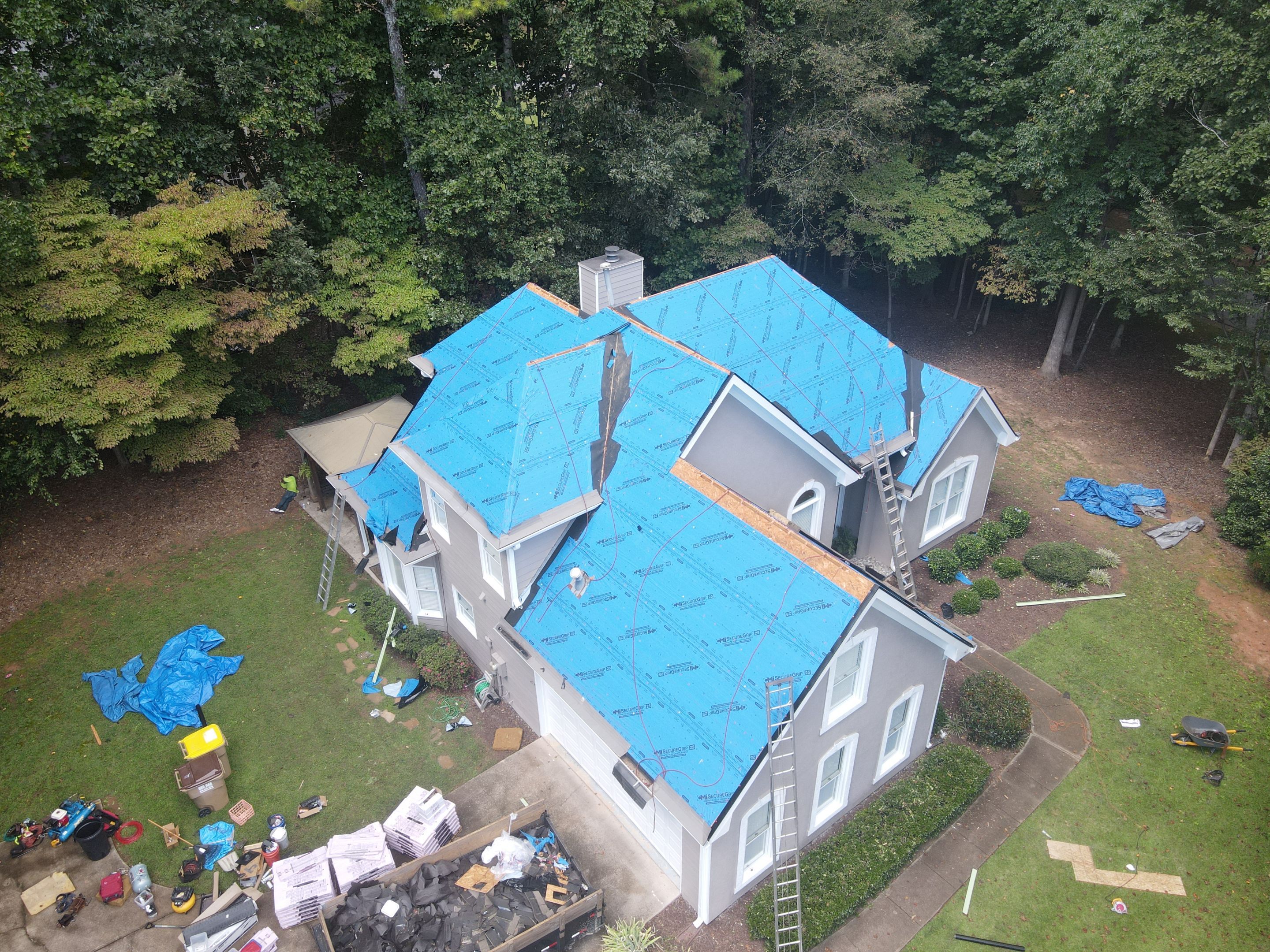 Residential Roofing Installation using Owens Corning by Inspector Roofing and Restoration