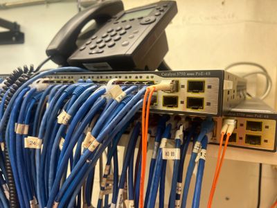 Structured cabling installation by CimaSolutions