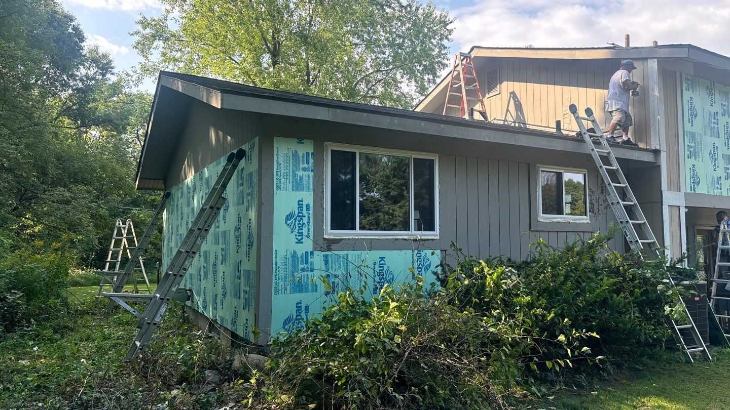 Siding Replacement using Alside D4 1/2" Dutchlap by 180 Contractors
