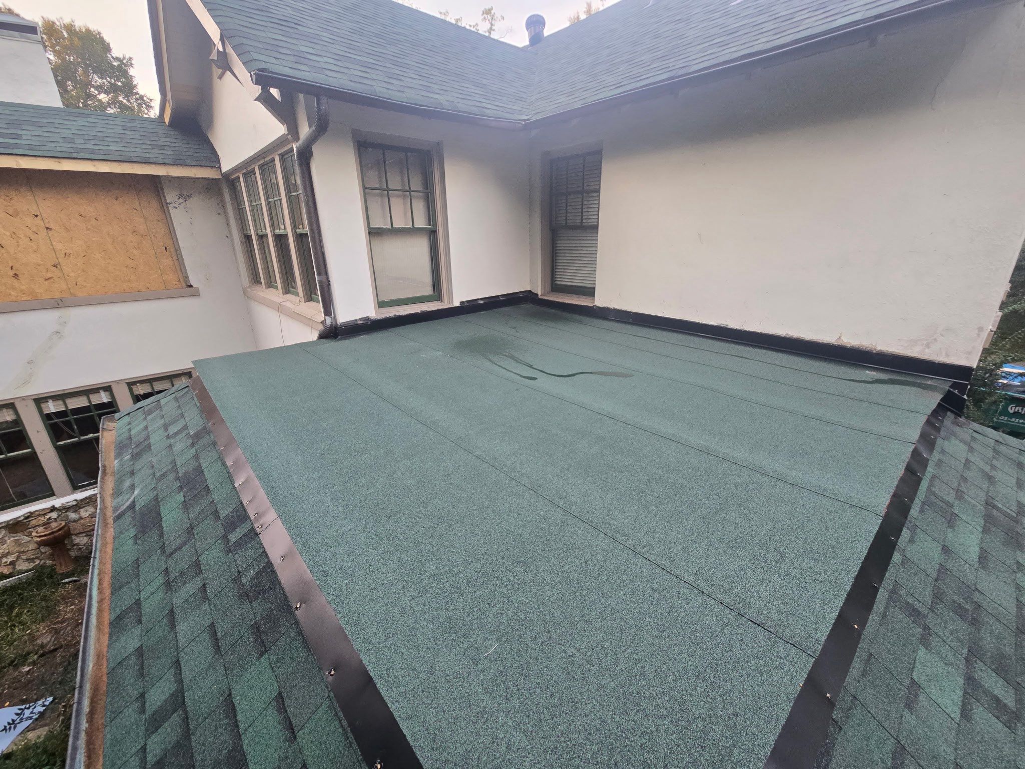 Memphis Home Restoration and Copper Gutter Installation Following Tree Damage by Revival Roofing Services
