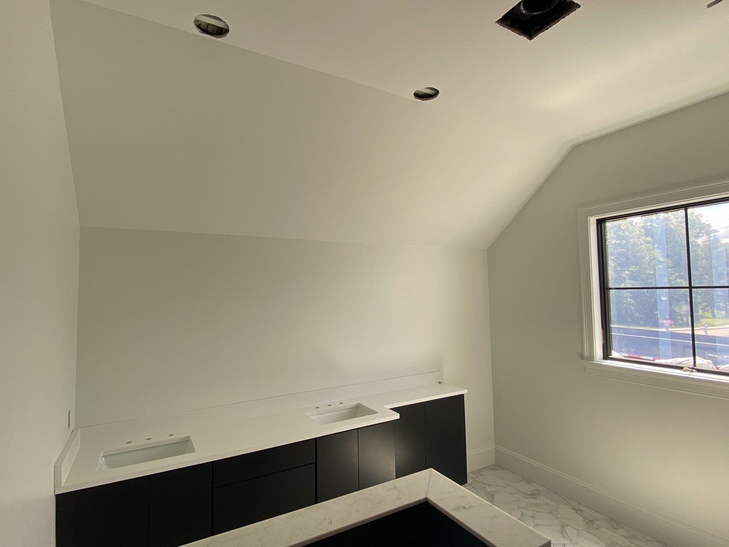 Interior Painting using Snowbound White  by EXCELLENCE | CARTO