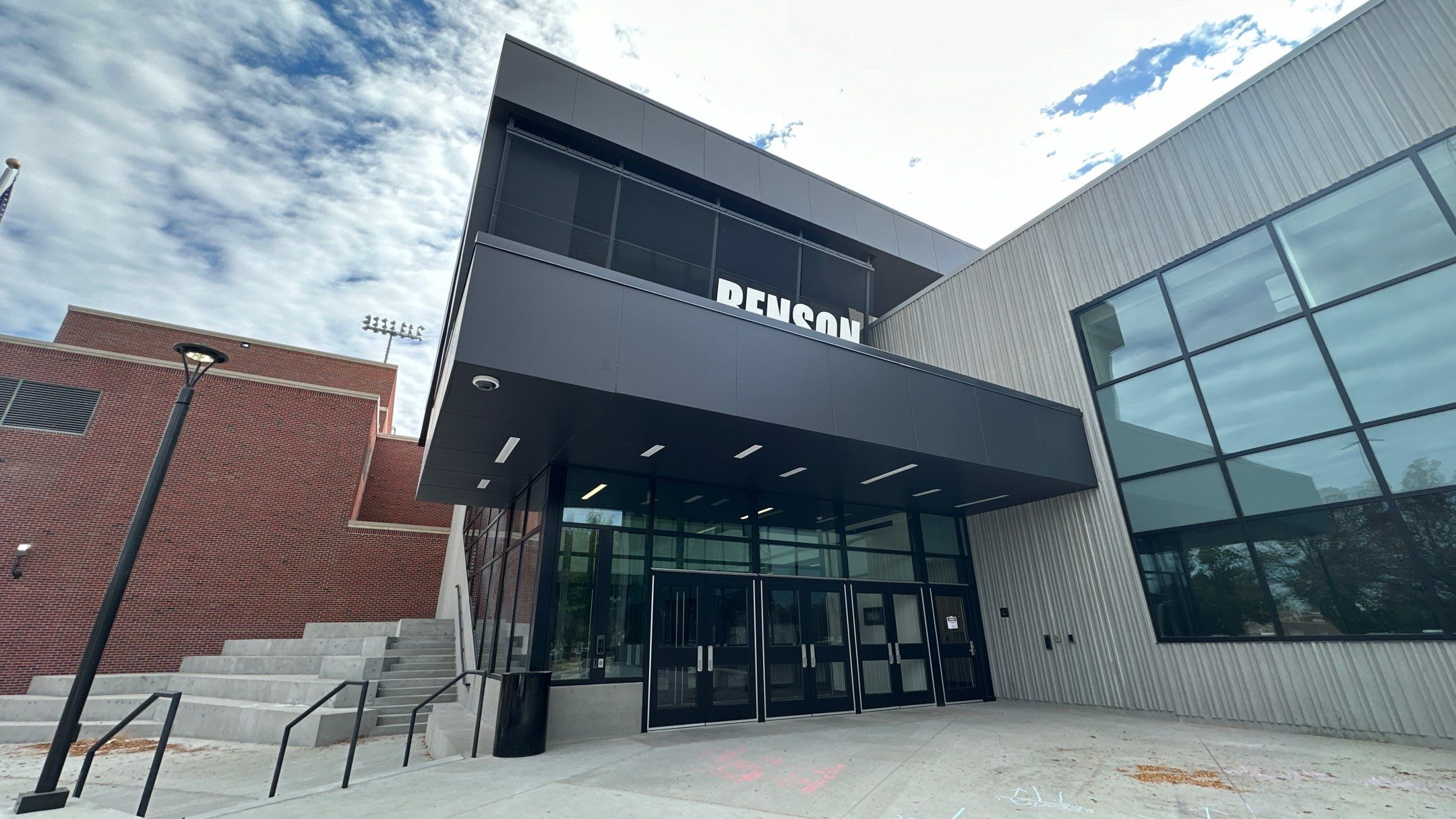 Benson High School Custom Metal by White Castle Roofing