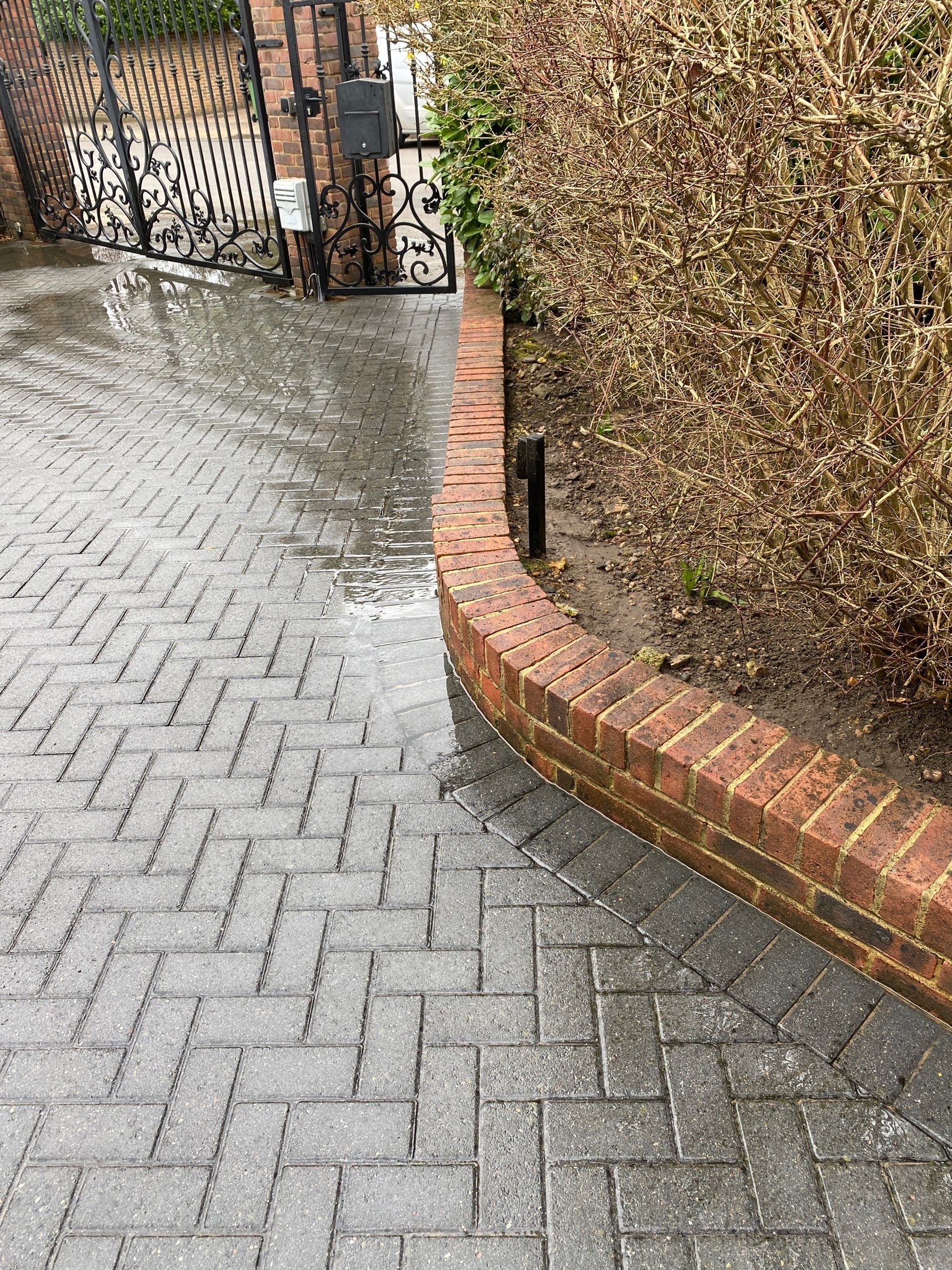 Driveway - Patio - Render Clean using honda 21 ltr/min by Ges Exterior Cleaning ltd