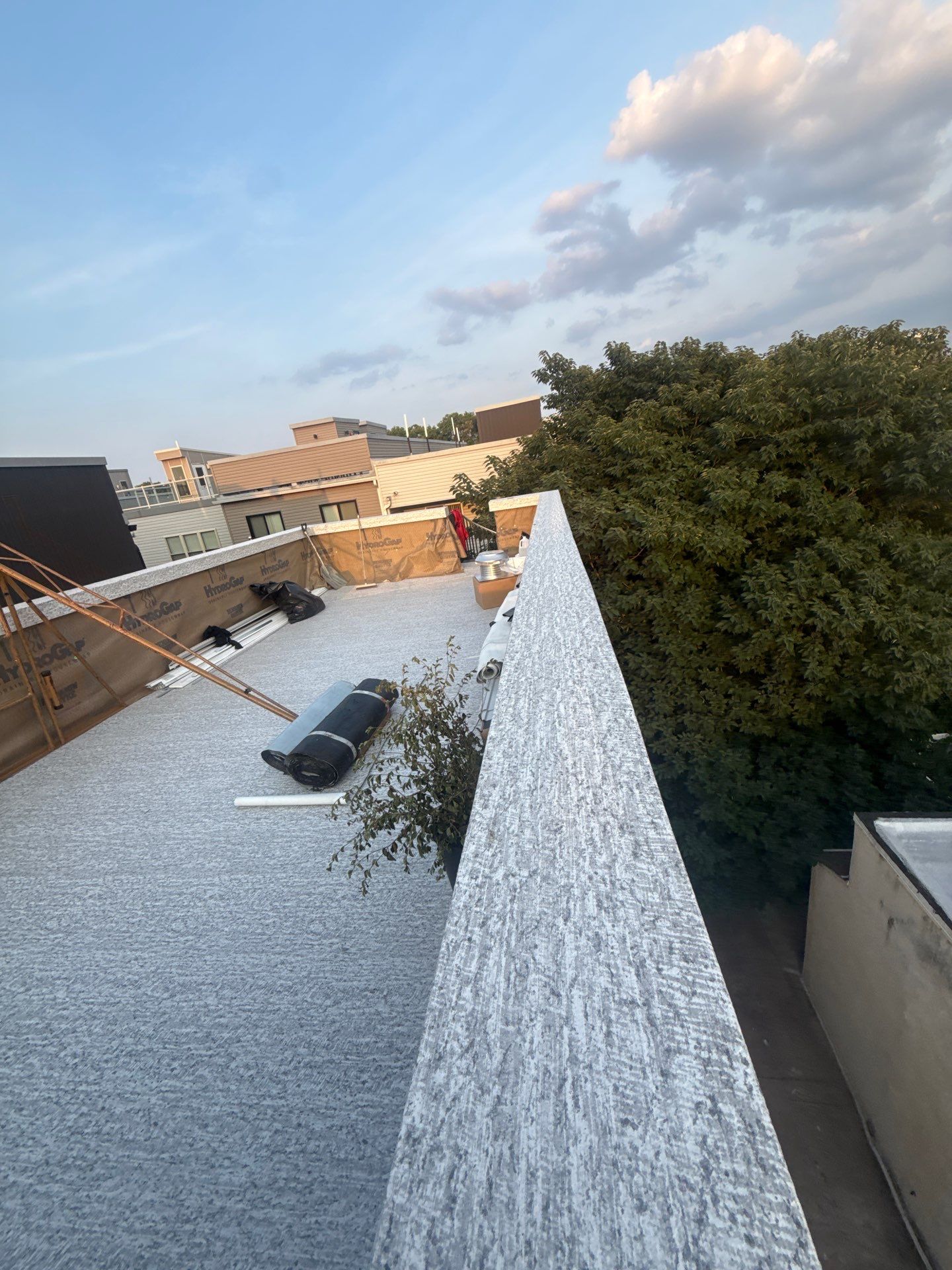 Fiberglass roof deck replacement Project by Philadelphia Quality Roofing by Philadelphia Quality Roofing