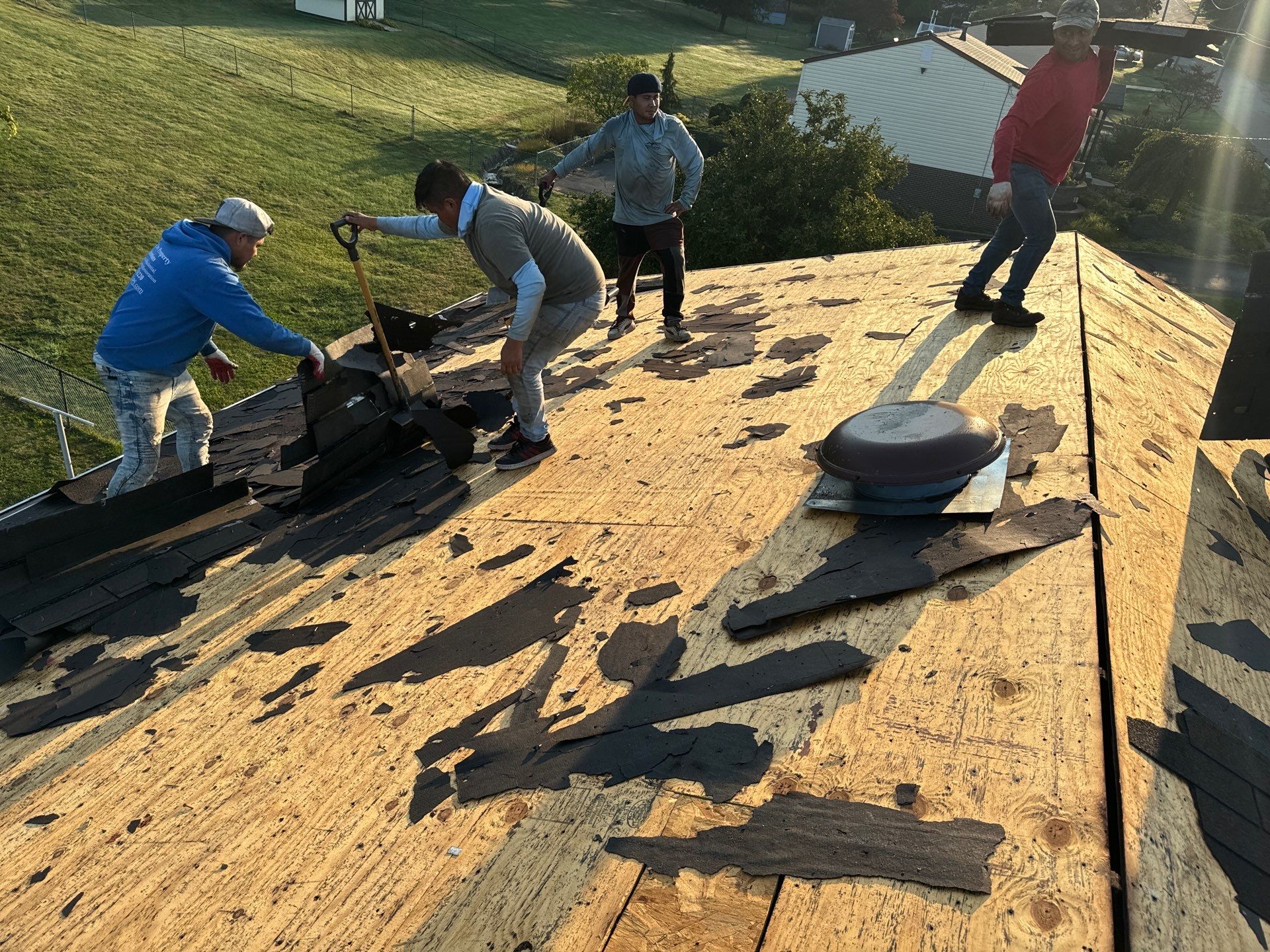 Residential Roofing Installation using GAF HDZ SHINGLES by La Bendicion Contruction Llc