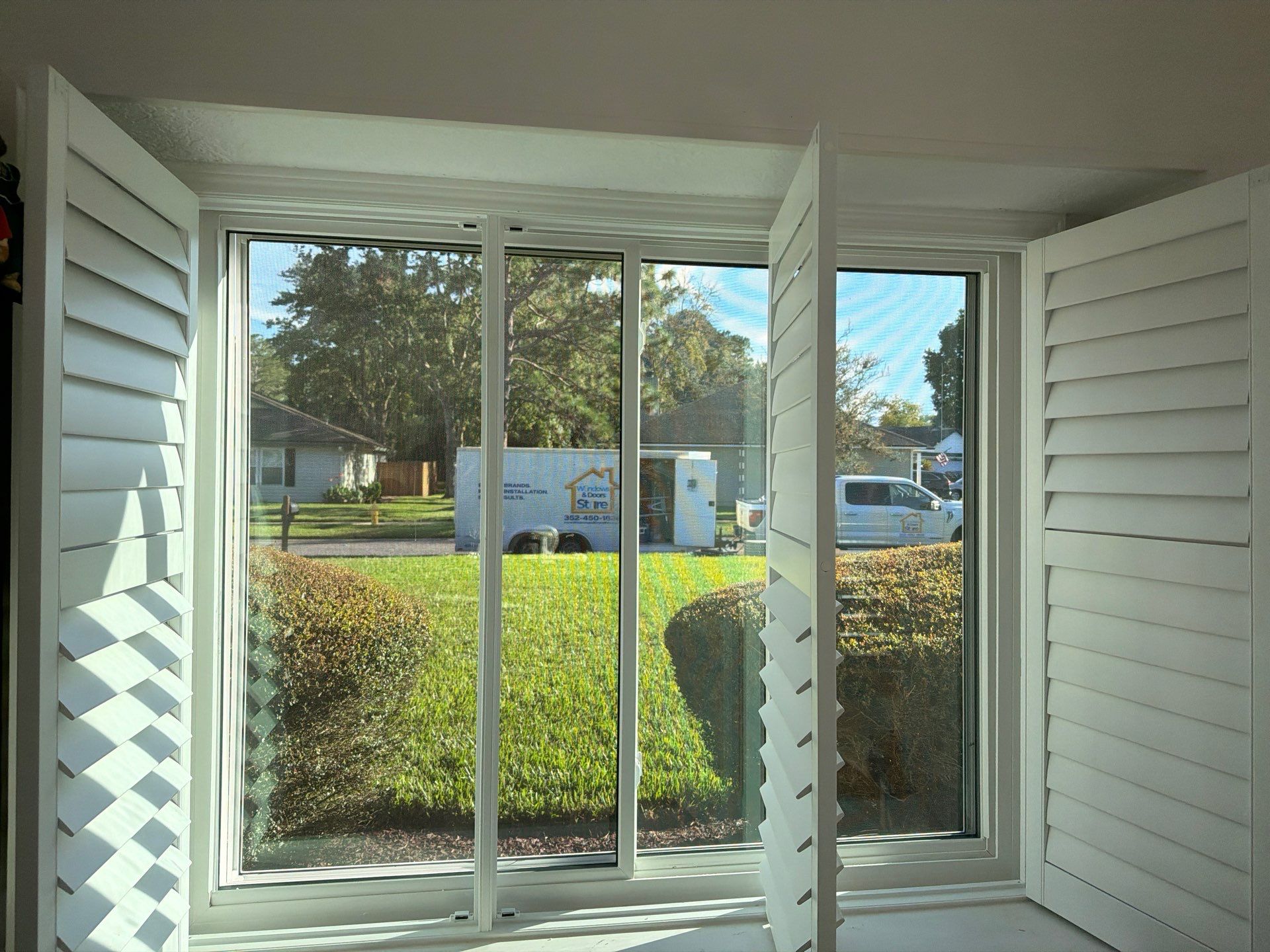 Custom Window Replacement and Plantation Shutter Installation in Jacksonville by Windows & Doors Store