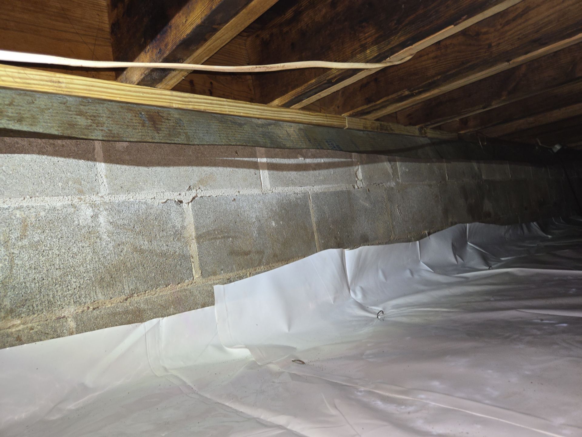 Project in Franklin by Patriot Crawl Space Repairs