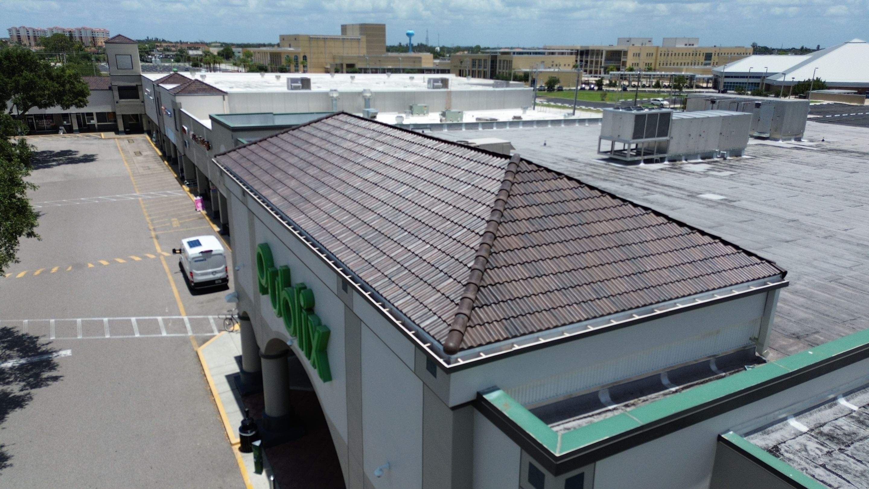 Commercial Install Brava Spanish Tile in Venice Florida by International Roofing