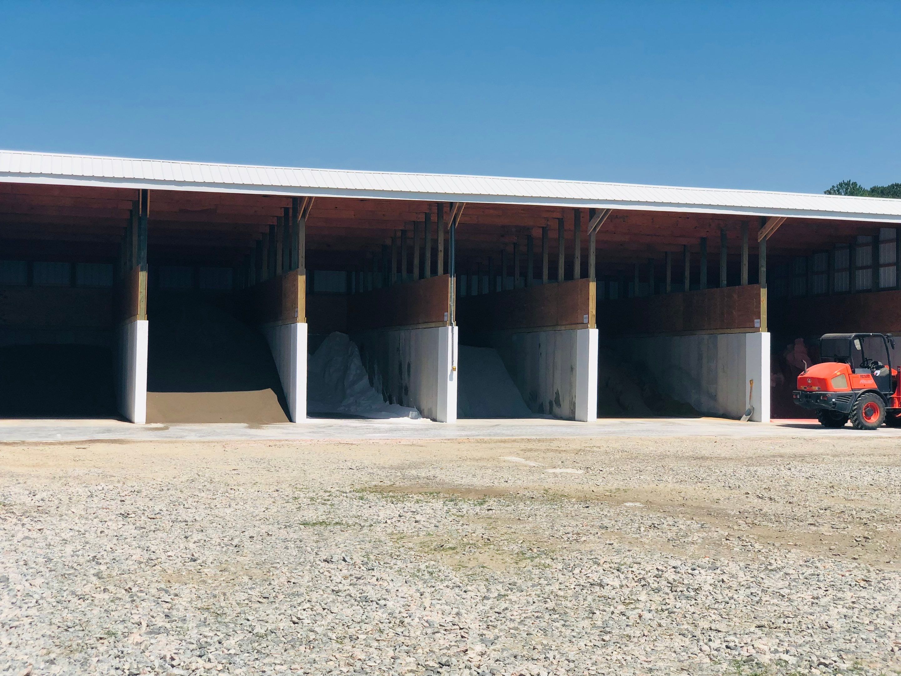 Turnkey Construction – Six-Bay Fertilizer Storage Shelter by S.W. Contracting & Consulting