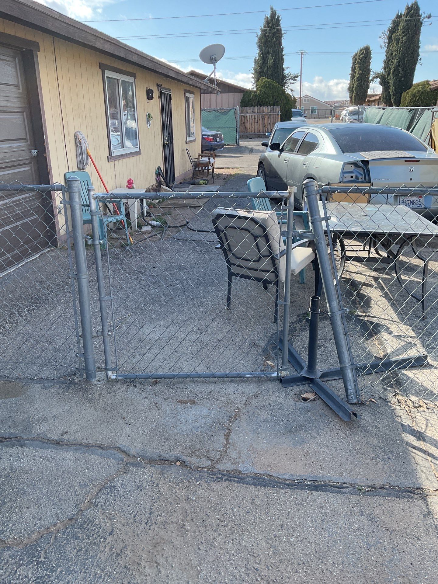 Gate Repair using chain -link by Fence Guys Inc. 