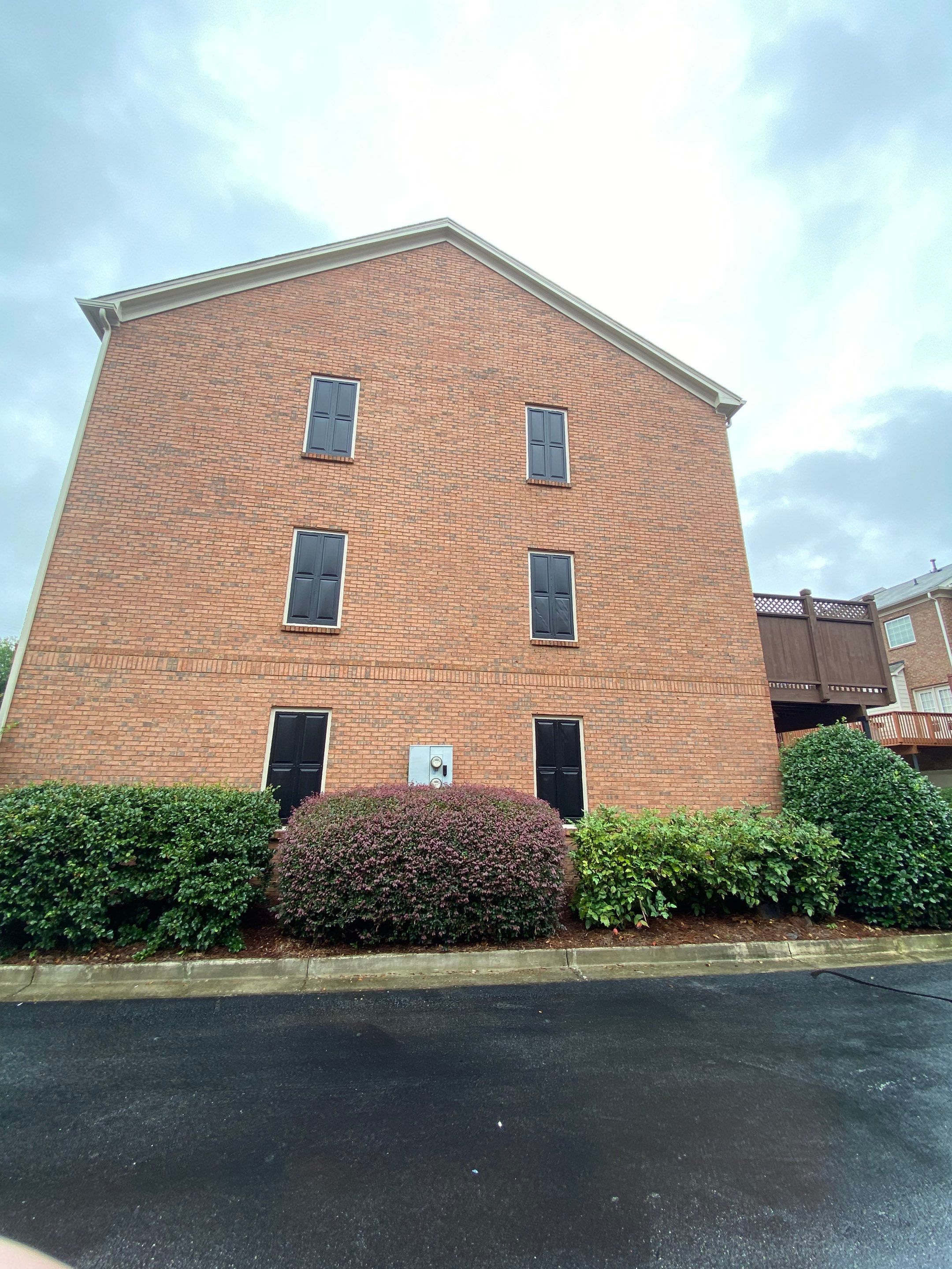 Exterior Trim and Shutter Painting for Atlanta Brick Townhomes by Swift Home Renovations