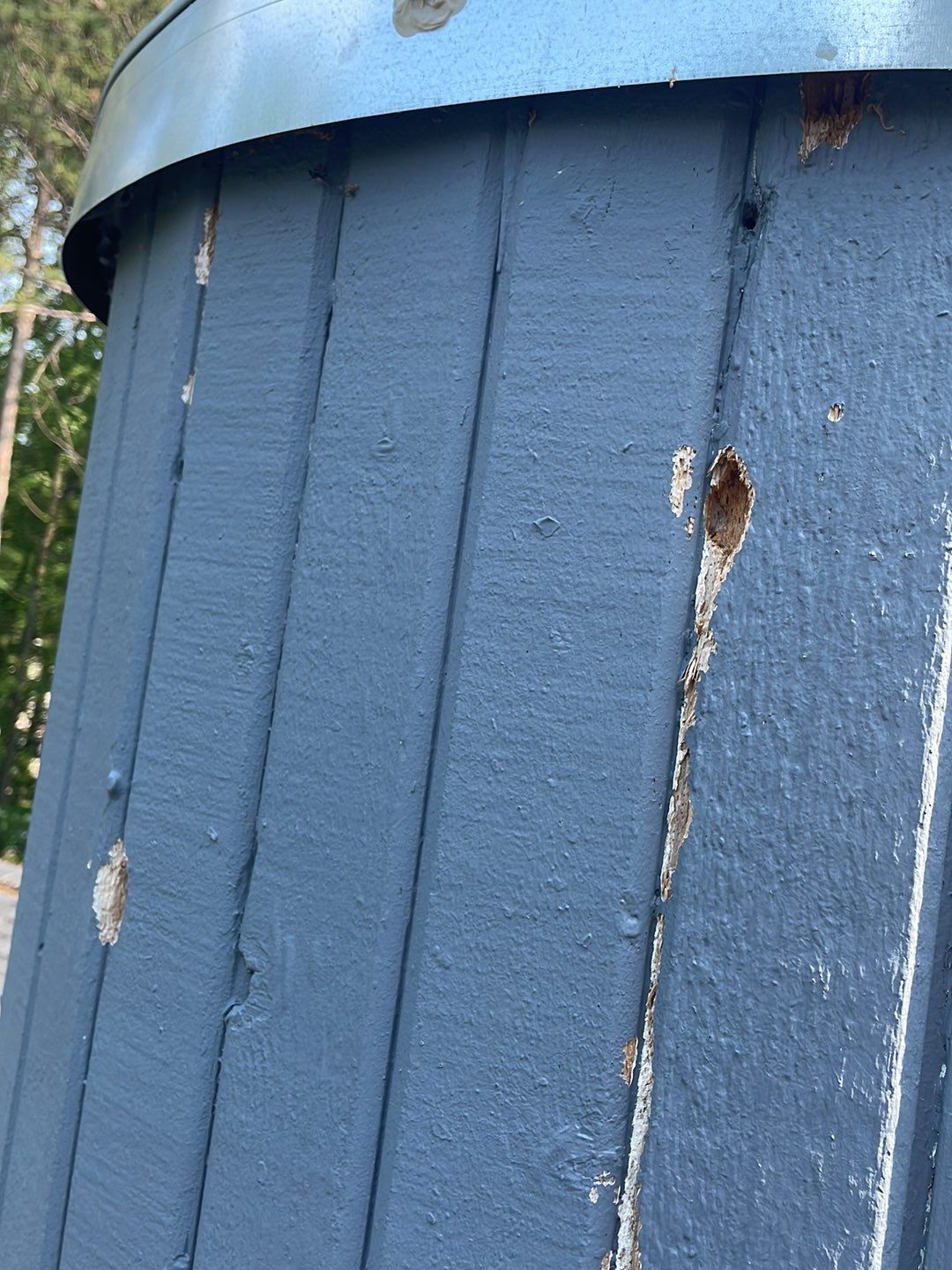 Siding Replacement using CertainTeed Board & Batten Pacific Blue by 180 Contractors