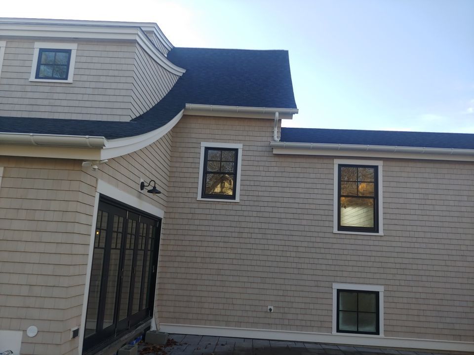 Newport, RI Gutter Installation using 6" Half Round Aluminum Gutter by Gutter Pro Enterprises