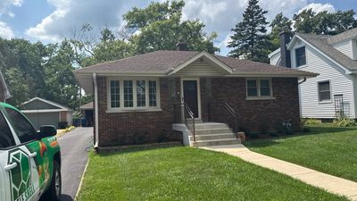 Completed gutter protection installation in Villa Park, IL 60181