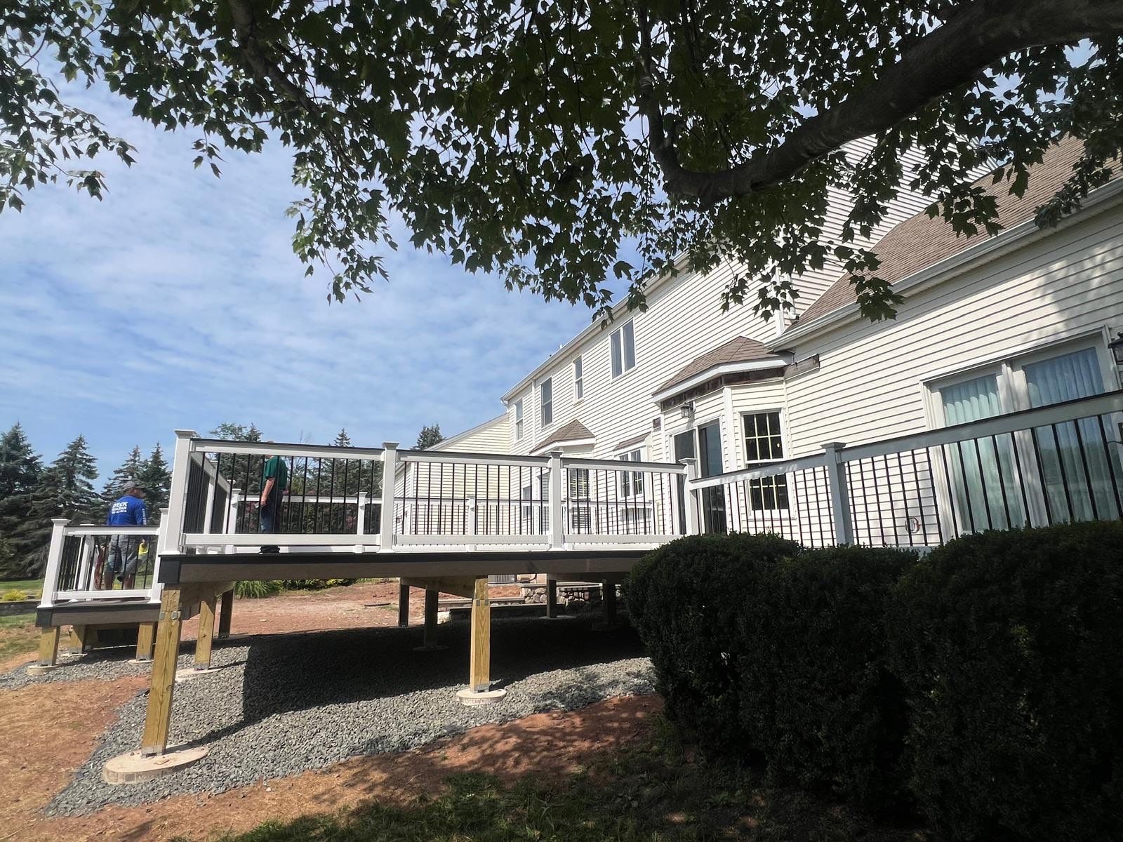 New Deck  in Readington Township by deck guardian