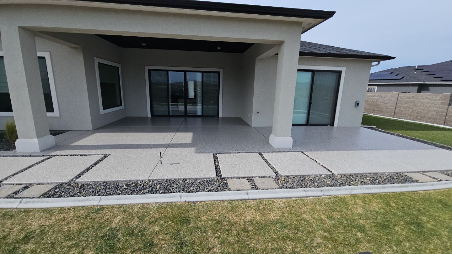 Garage Transformation using Claystone Hybrid by Croc Coatings, LLC