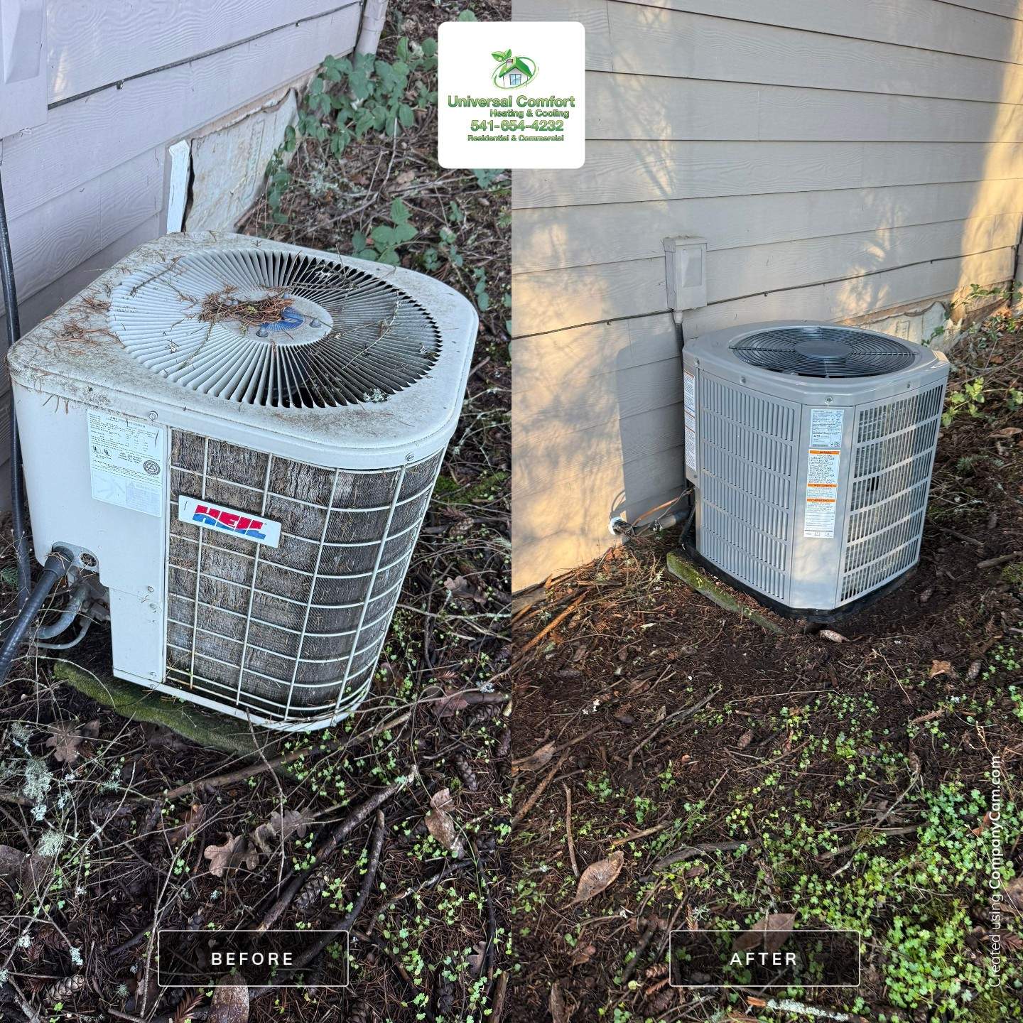 Gas Furnace with Air Conditioner Replacement