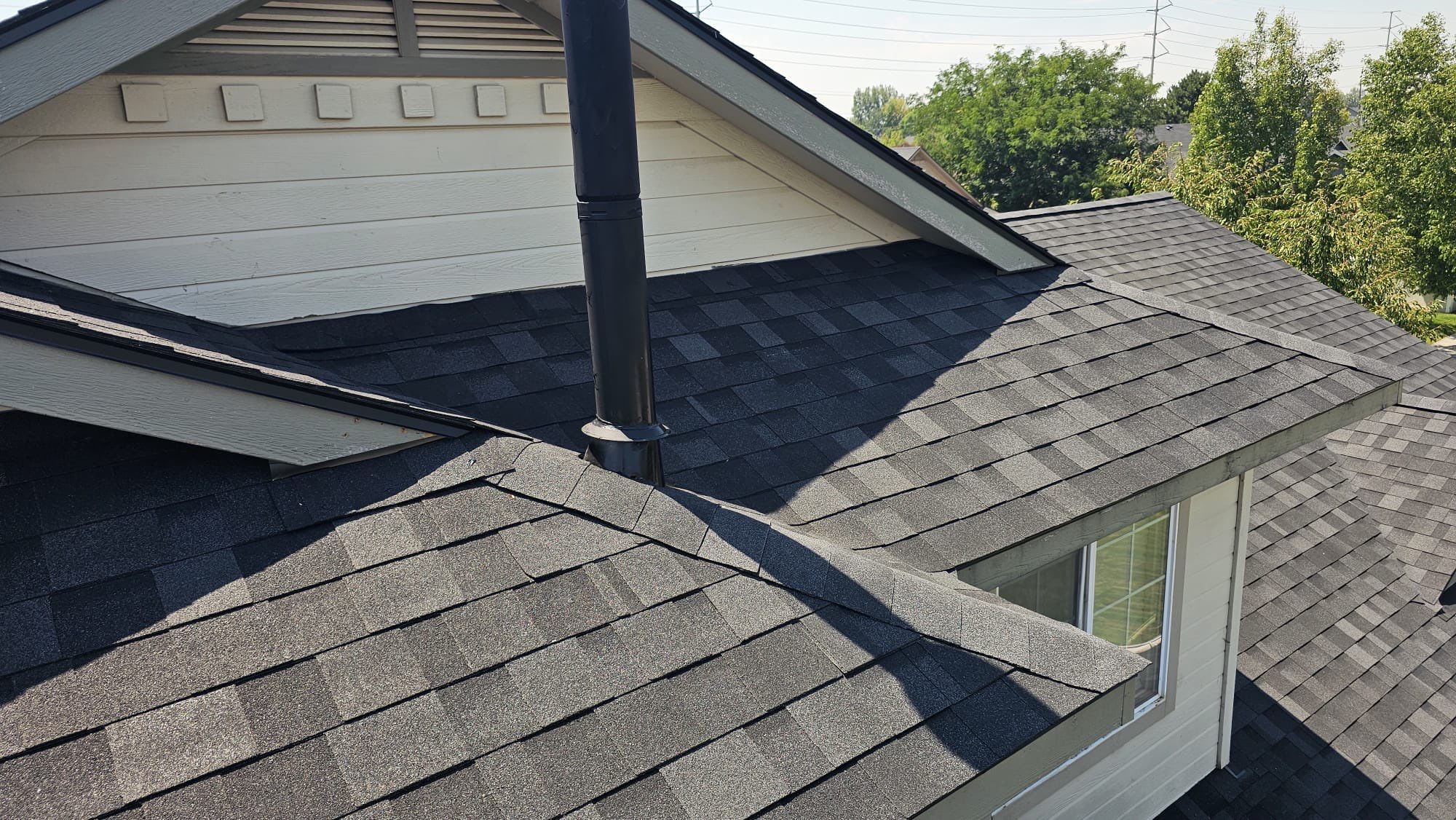 Asphalt Architectural Shingle Roof Replacement in Meridian, Idaho by Olive Roofing