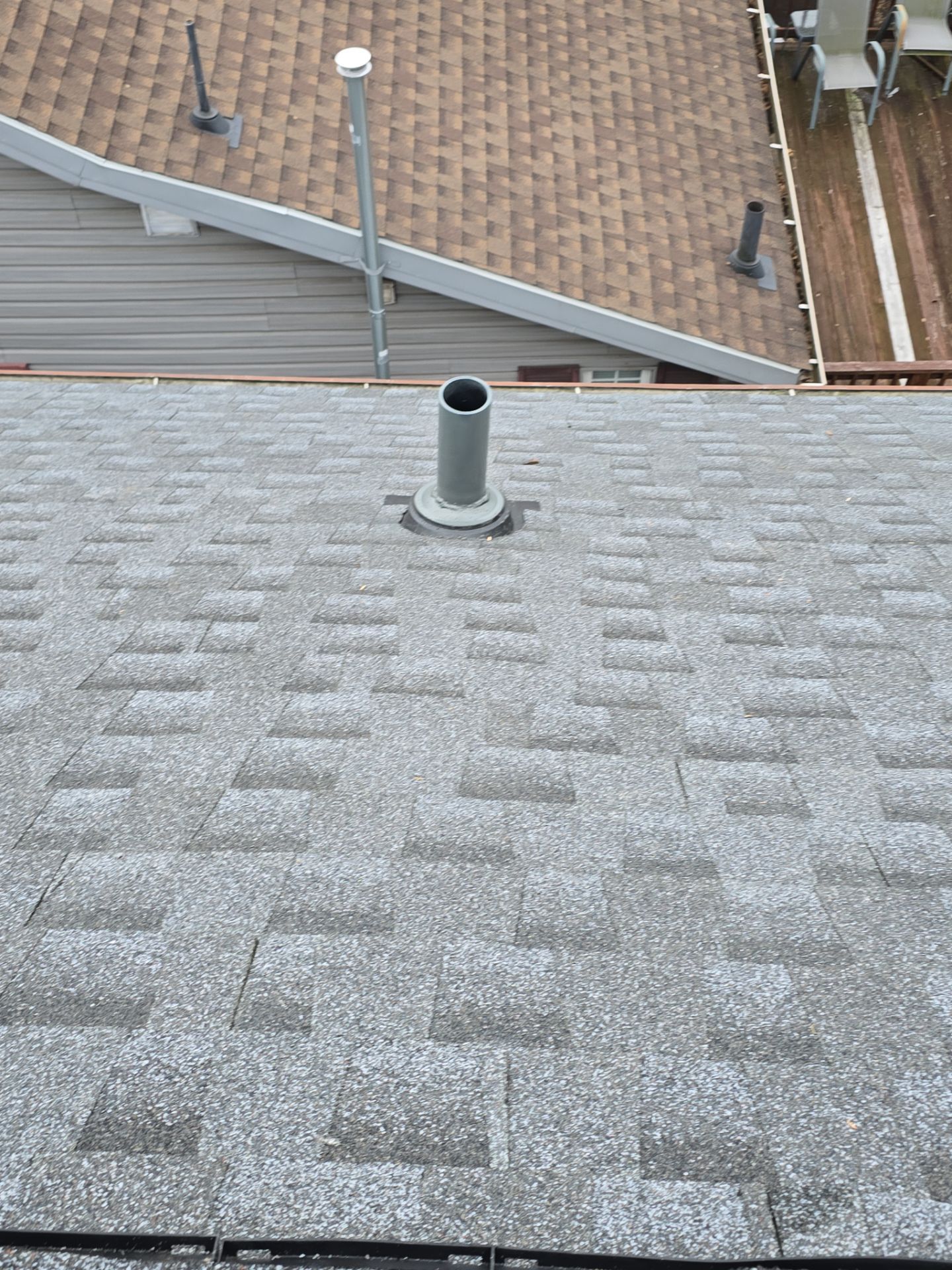 Residential Roofing Installation using GAF Timberline HDZ Pewter Gray by Rainstoppers Roofing