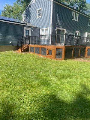New deck in Morris Plains, New Jersey