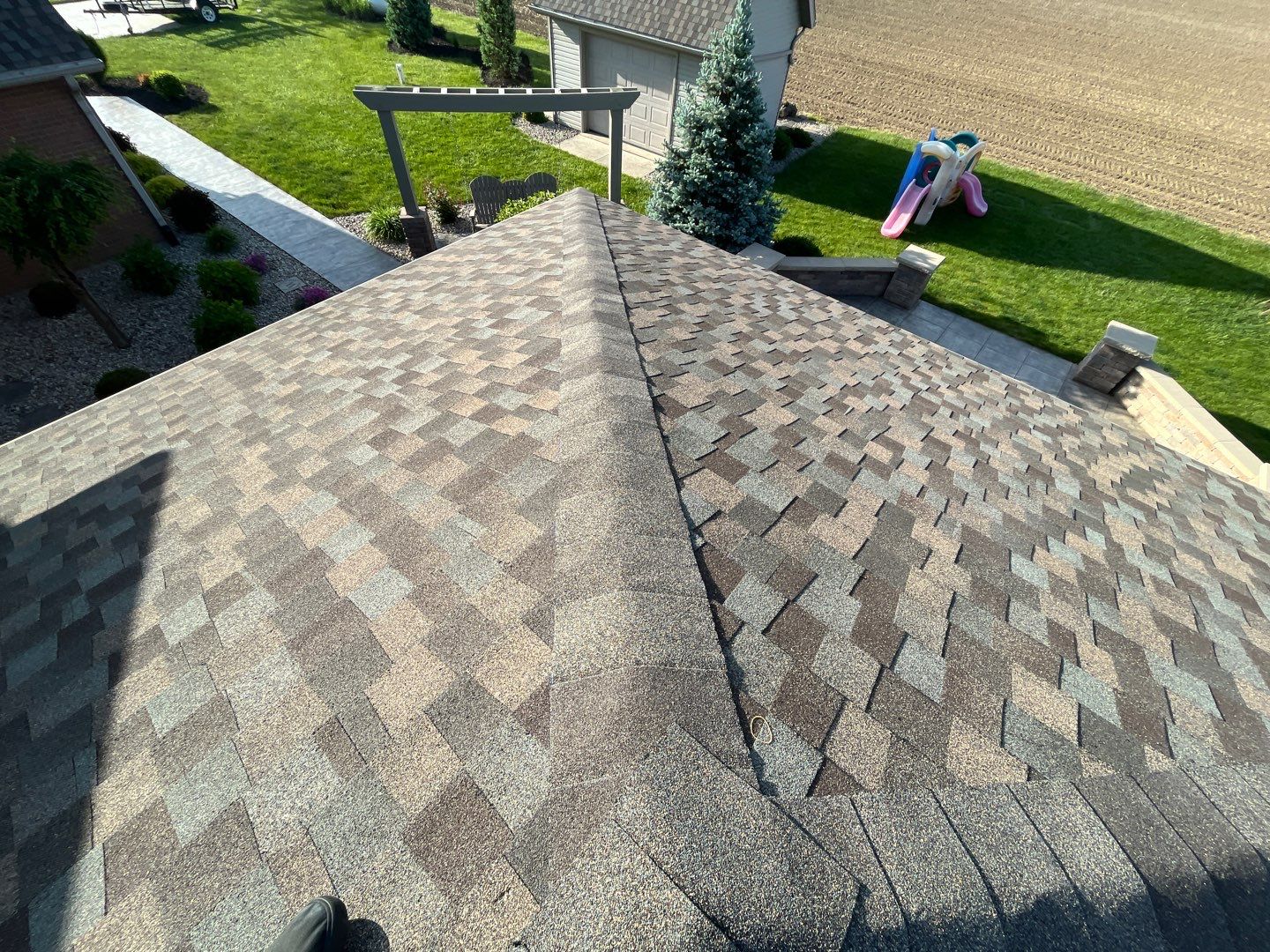 Residential Roofing Installation using GAF Timberline HDZ Cedar Falls by Nitro Roofing and Construction