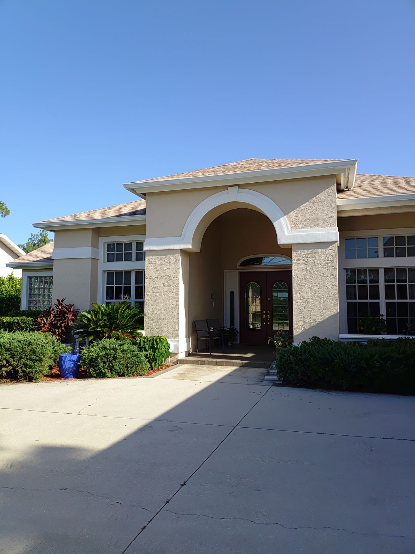 Splash Guard System Installation in Fort Myers FL by Gutter Professor by Gutter Professors