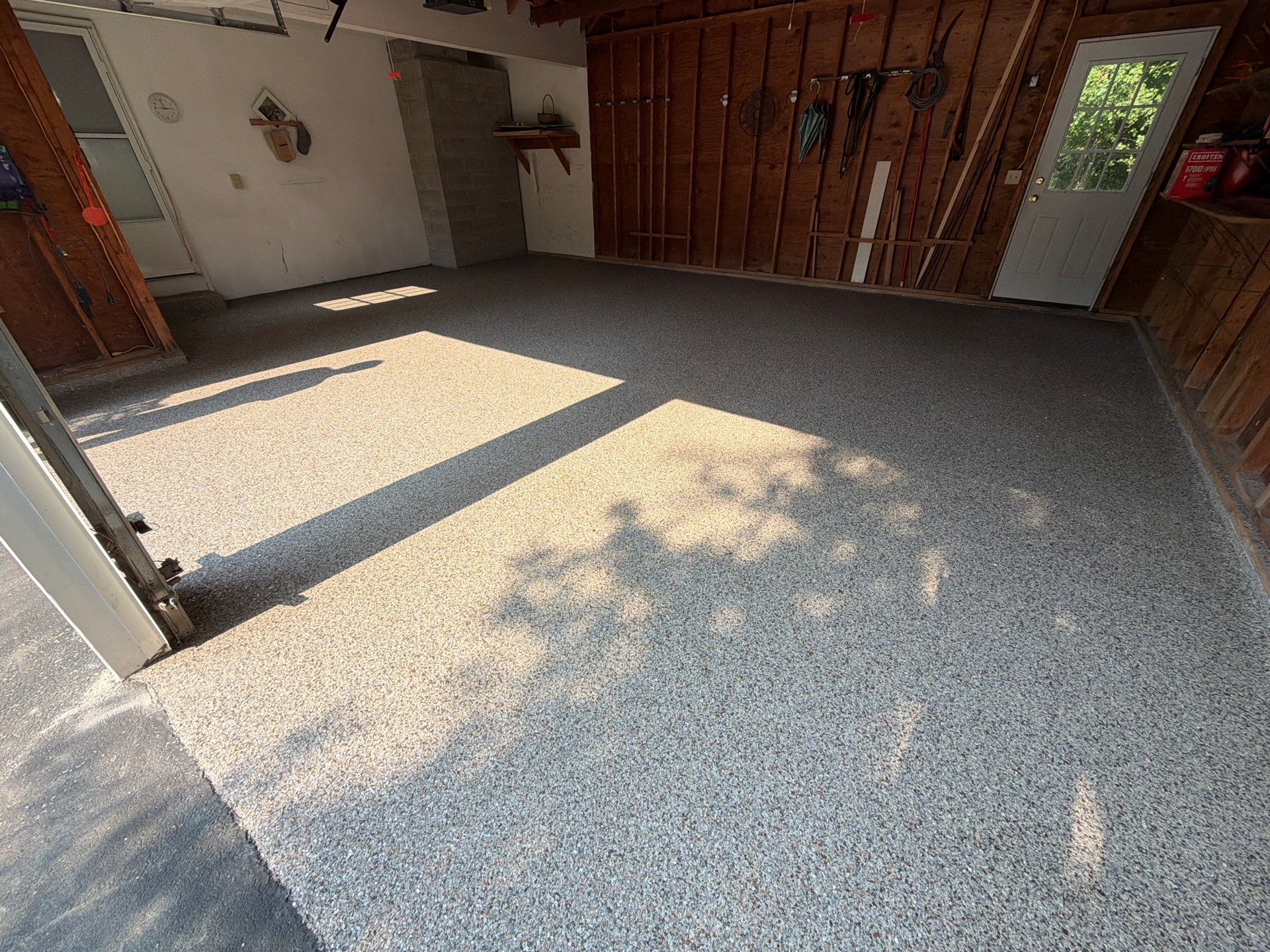 Vintage Desert Edge Garage Coating by NG Masonry & Construction LLC