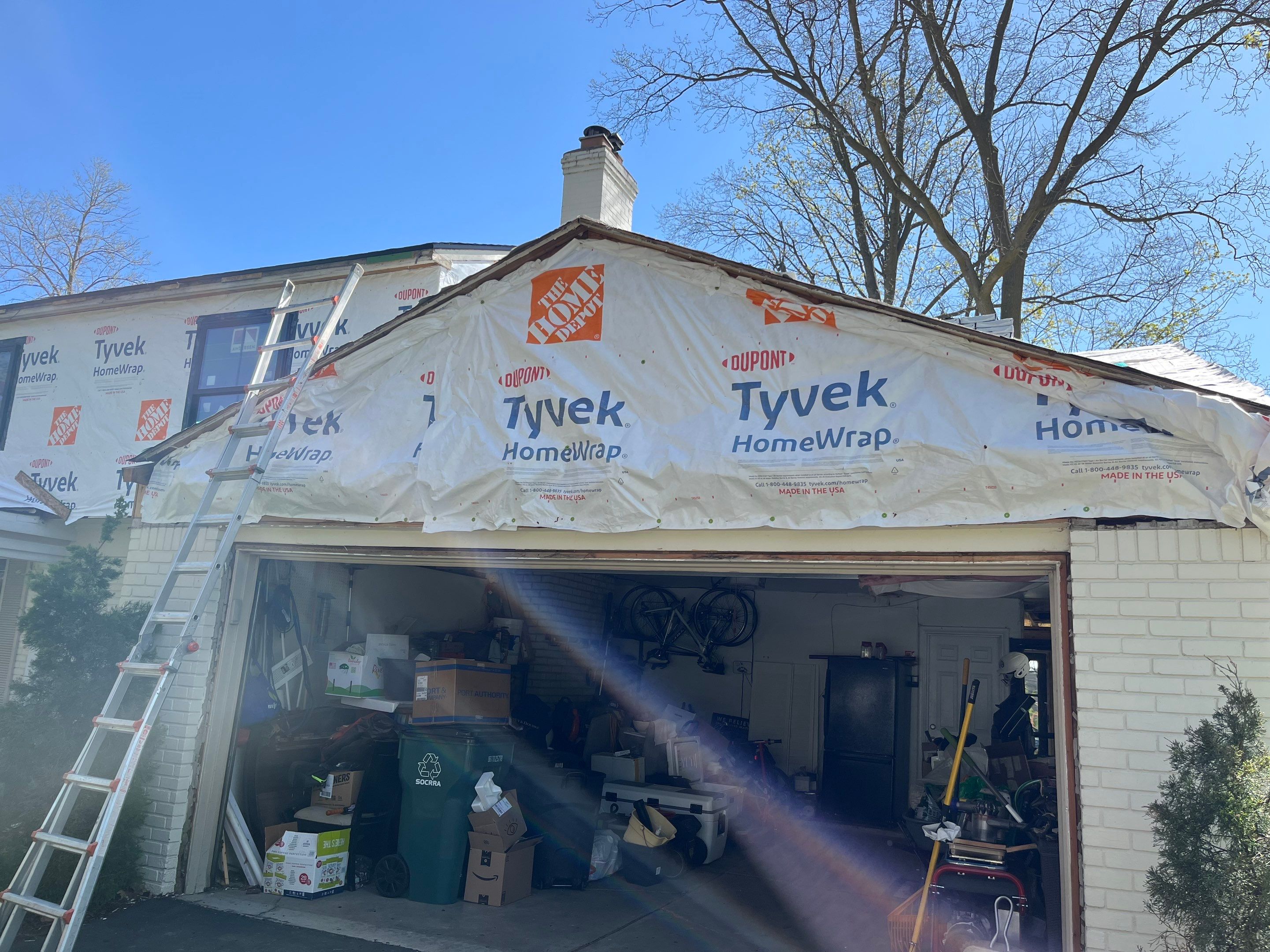 Siding Replacement using Hardie Plank S8 1/4"  Arctic White by 180 Contractors