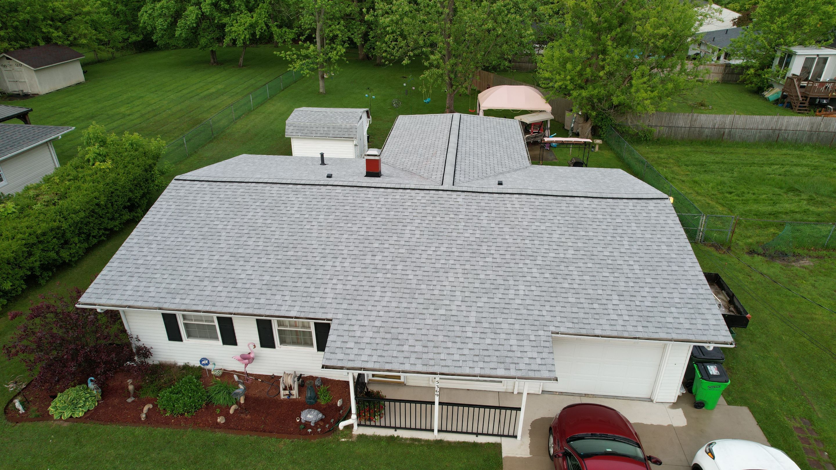Atlas Pinnacle, Color, Oyster Shell, Drip Edge, Color, White by Eagle Eye Roofing