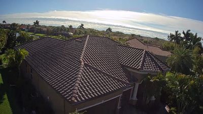 This project focused on a full gutter clean-out to restore proper water flow and prevent overflow issues.  Our scope of work included: 	•	Removing heavy leaf and pollen buildup from the gutter system 	•	Clearing out clogged sections along the rear gutters near the pool cage, where debris tends to accumulate more heavily 	•	Inspecting and cleaning the front gutter guards, which had several blocked areas restricting water flow 	•	Ensuring all downspouts and channels were flowing properly after service  Even with gutter guards installed, debris like pollen, shingle grit, and fine organic matter can still build up over time—especially in Florida’s environment. Regular maintenance helps prevent water damage, overflow, and staining on exterior surfaces.  Another thorough job completed by Sunshine AquaWash® – keeping homes protected from top to bottom.