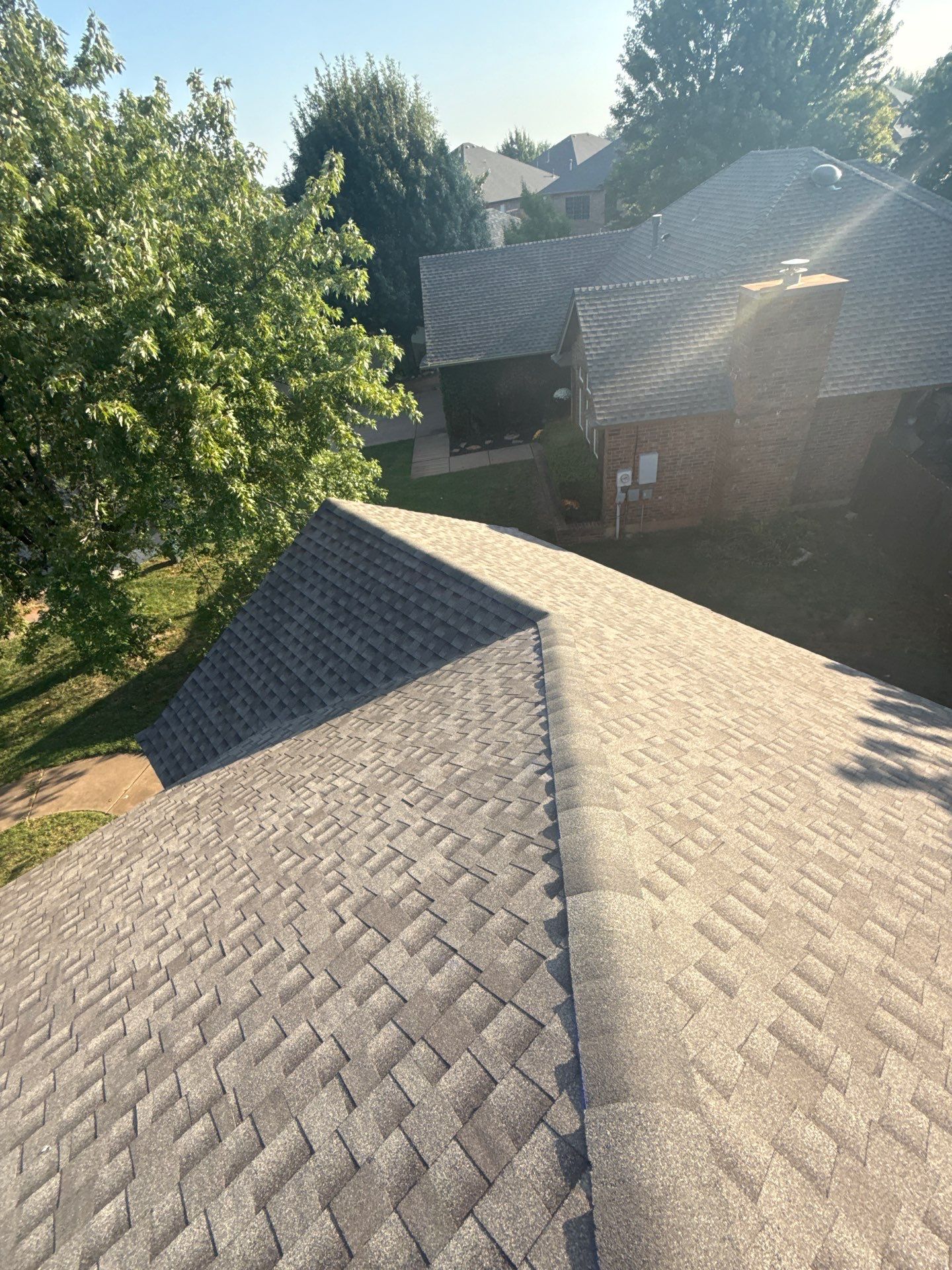 roof & skylight replacement in Edmond by McCann's Roofing and Construction