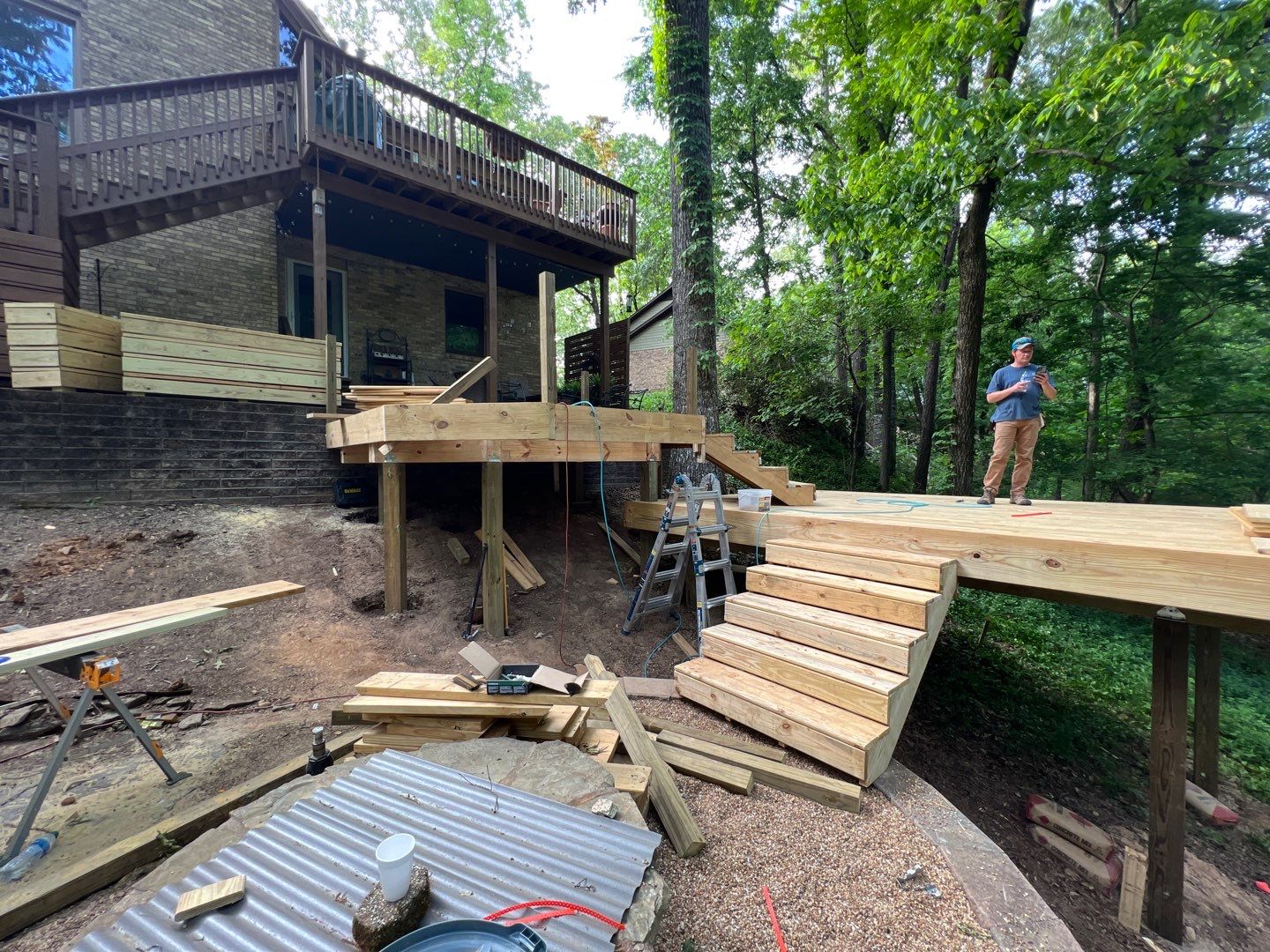 Riverchase - Tiered Deck by Pillar and Pine